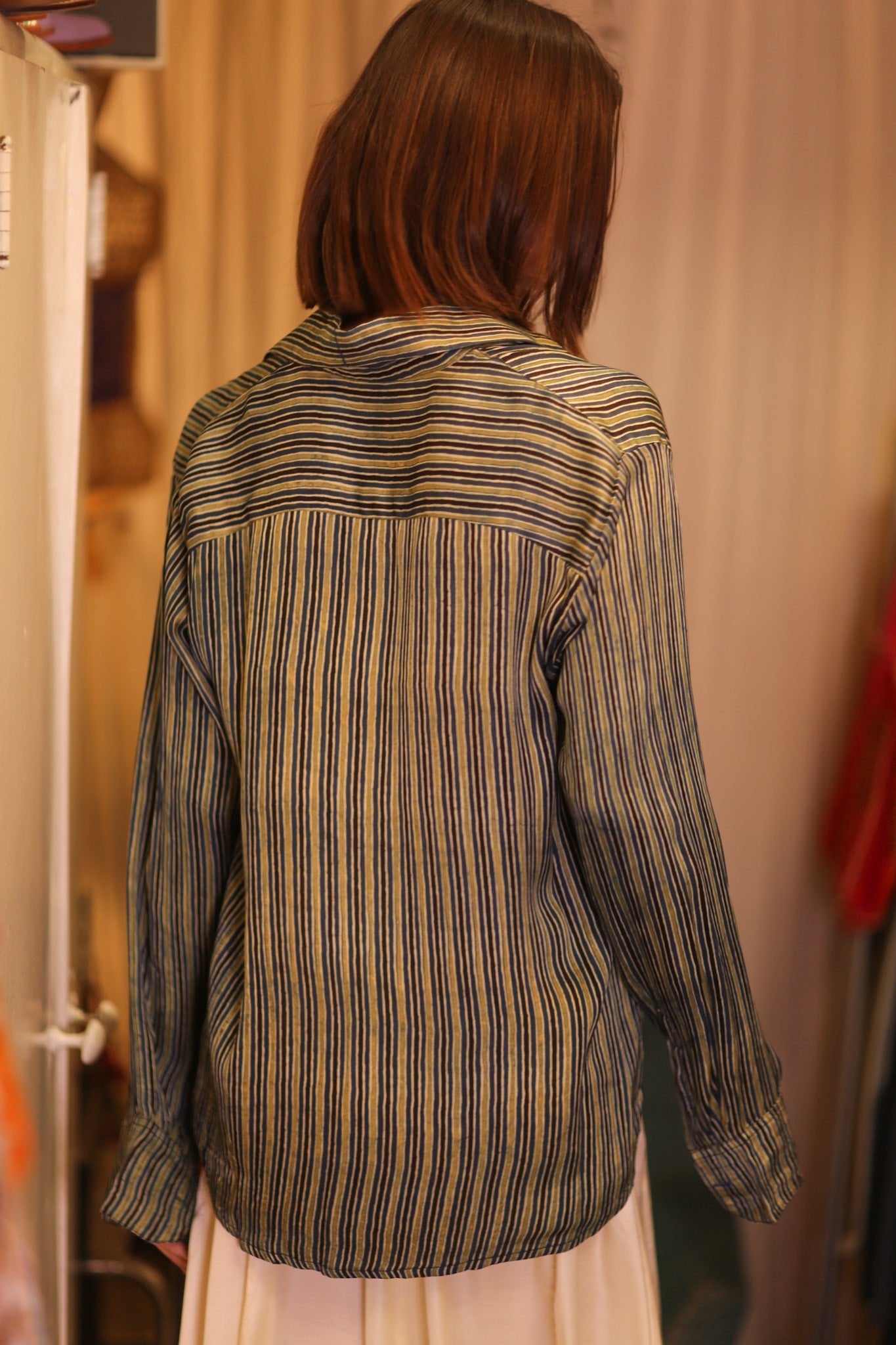 SILK BOYFRIEND SHIRT SEINKYAR - BANGKOK TAILOR CLOTHING STORE - HANDMADE CLOTHING