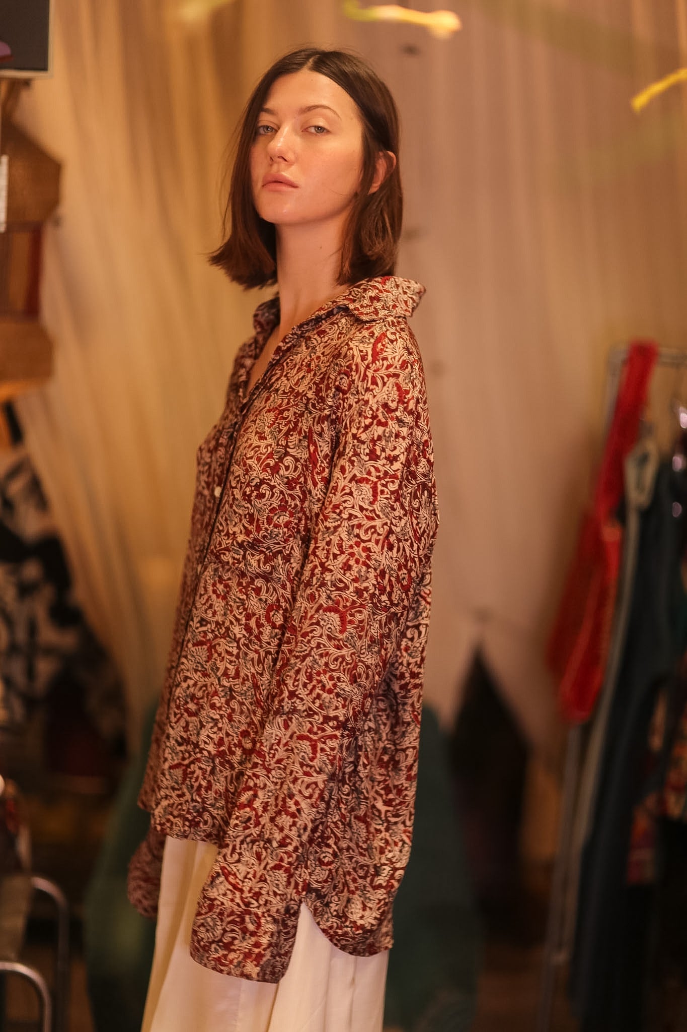 SILK BOYFRIEND SHIRT SEINPAN - BANGKOK TAILOR CLOTHING STORE - HANDMADE CLOTHING