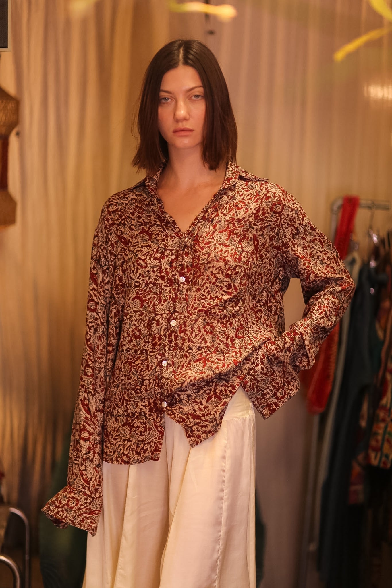 SILK BOYFRIEND SHIRT SEINPAN - BANGKOK TAILOR CLOTHING STORE - HANDMADE CLOTHING
