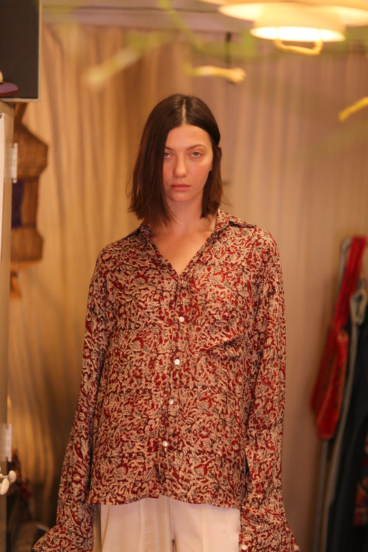 SILK BOYFRIEND SHIRT SEINPAN - BANGKOK TAILOR CLOTHING STORE - HANDMADE CLOTHING