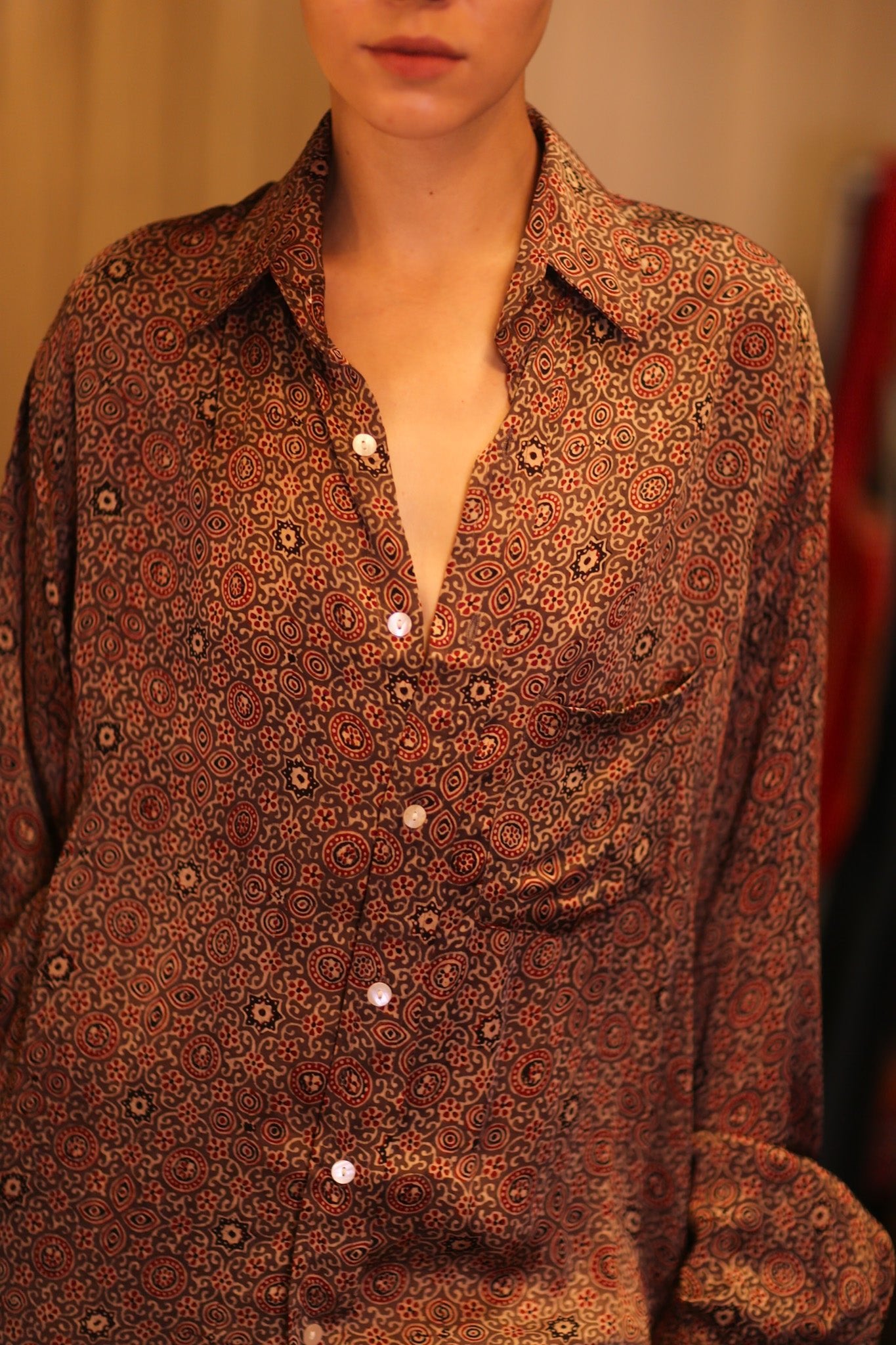 SILK BOYFRIEND SHIRT SETKYAR - BANGKOK TAILOR CLOTHING STORE - HANDMADE CLOTHING
