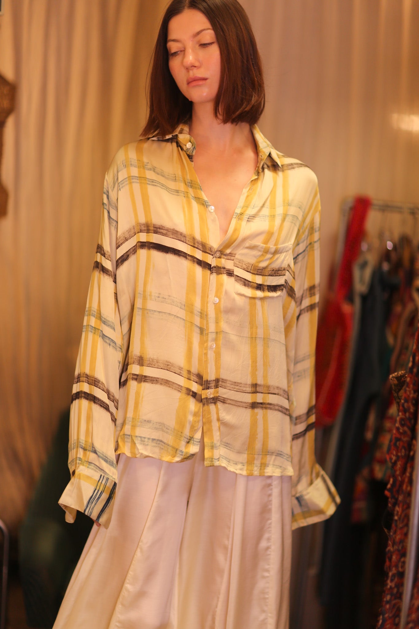 SILK BOYFRIEND SHIRT WAR - BANGKOK TAILOR CLOTHING STORE - HANDMADE CLOTHING