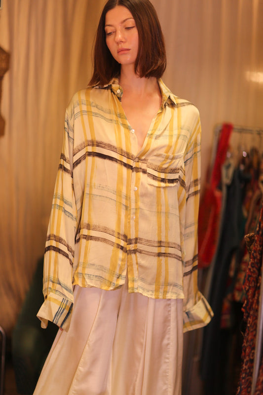 SILK BOYFRIEND SHIRT WAR - BANGKOK TAILOR CLOTHING STORE - HANDMADE CLOTHING