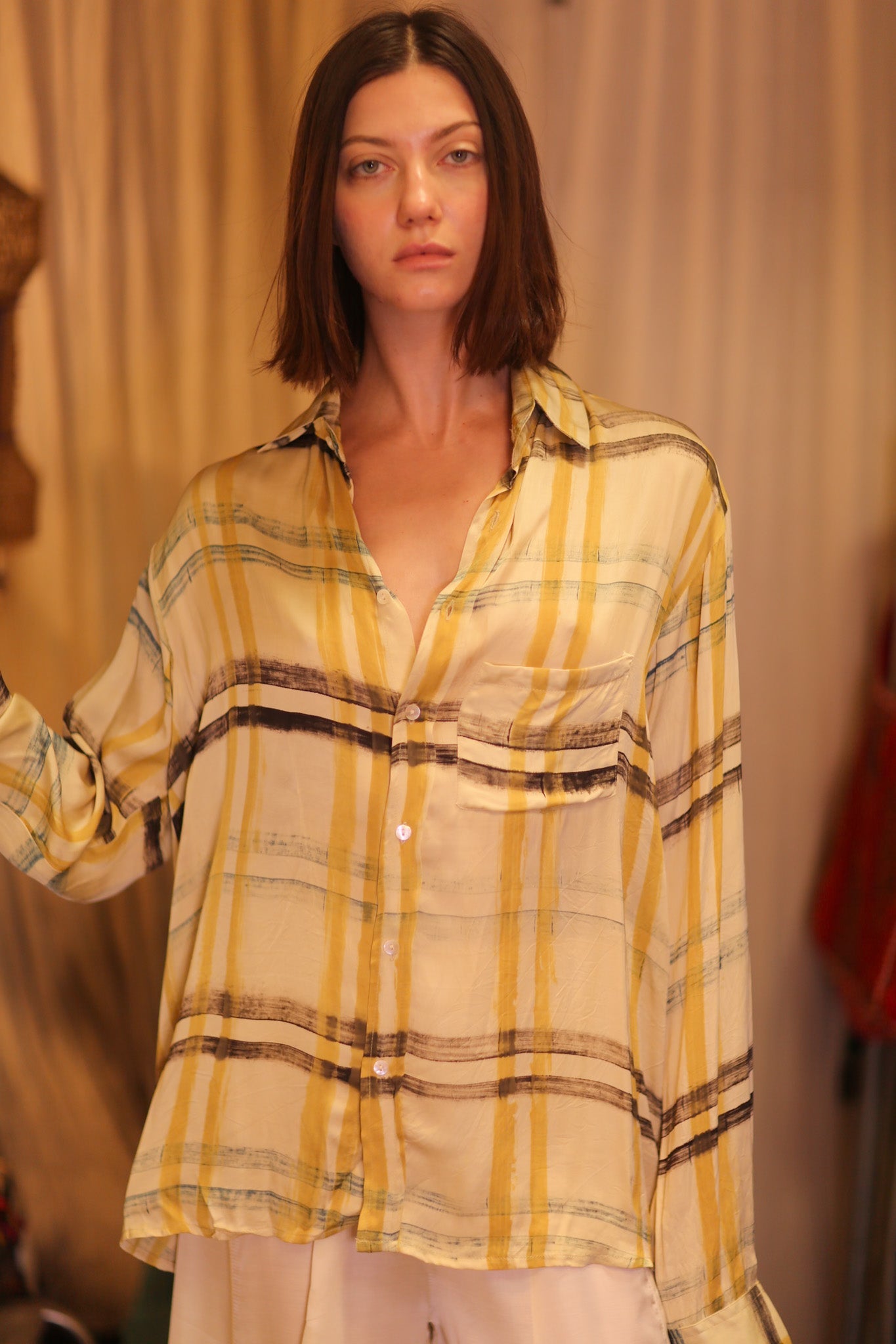 SILK BOYFRIEND SHIRT WAR - BANGKOK TAILOR CLOTHING STORE - HANDMADE CLOTHING