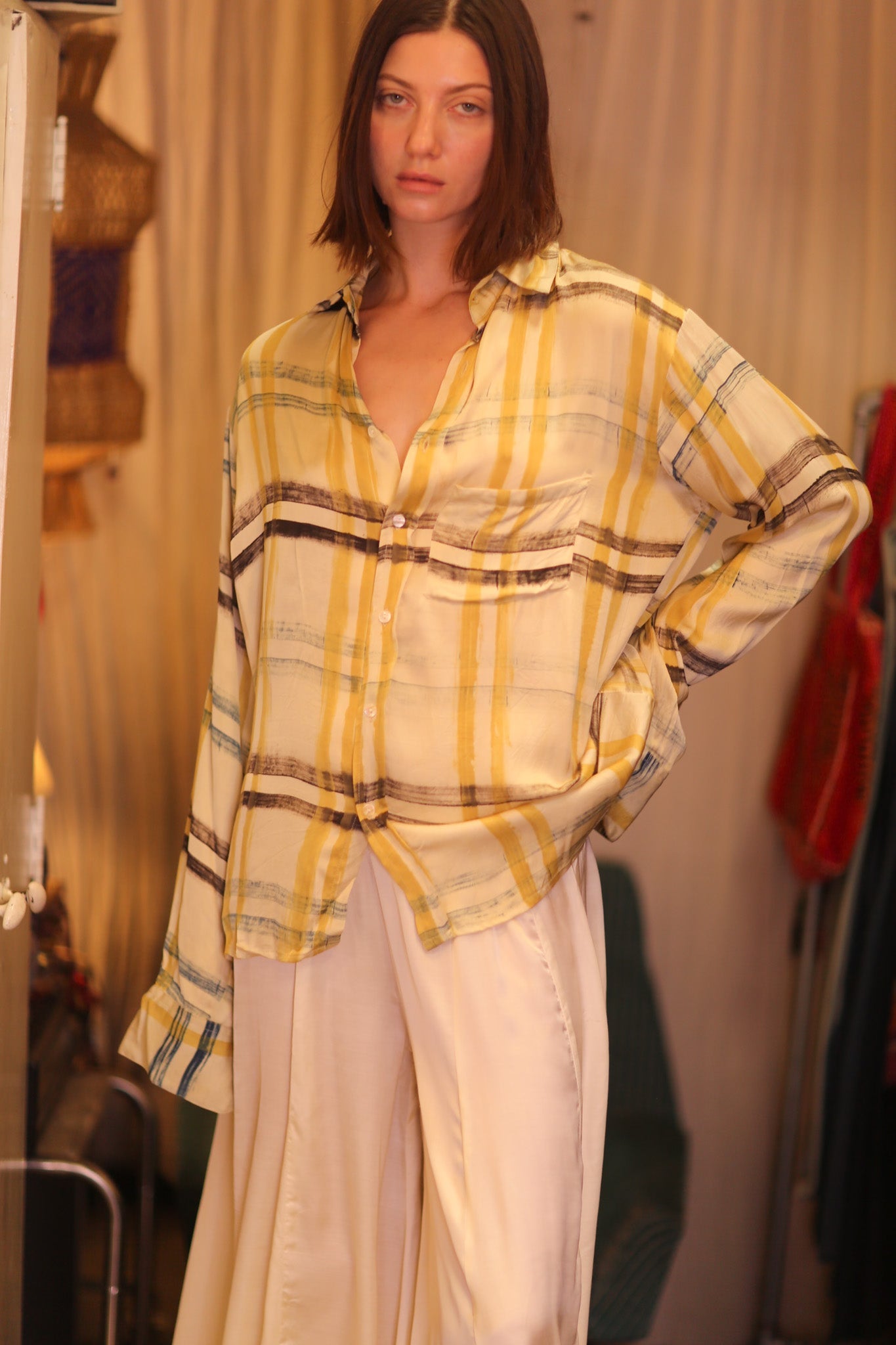 SILK BOYFRIEND SHIRT WAR - BANGKOK TAILOR CLOTHING STORE - HANDMADE CLOTHING