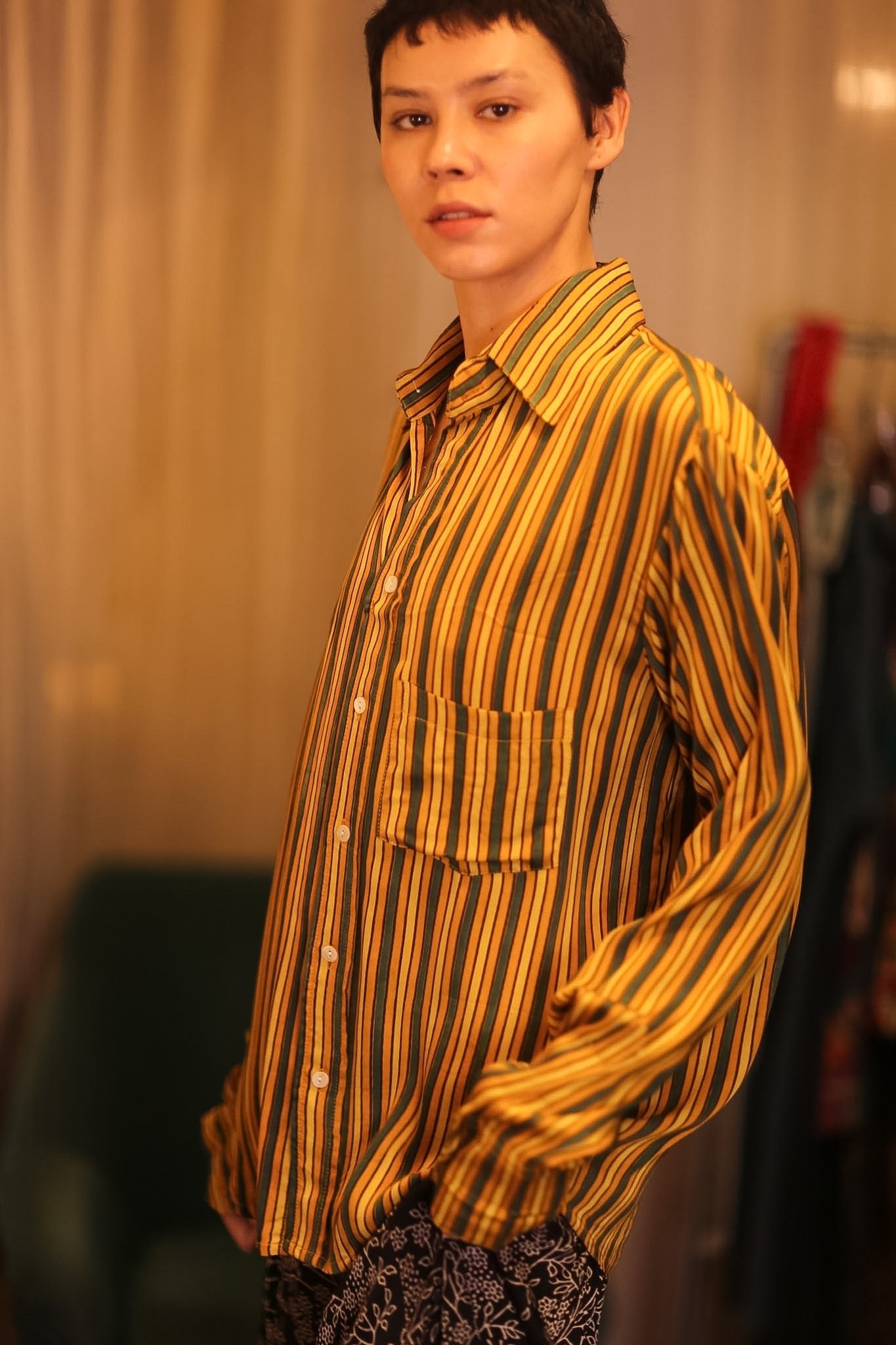 SILK BOYFRIEND SHIRT WARSIN - BANGKOK TAILOR CLOTHING STORE - HANDMADE CLOTHING