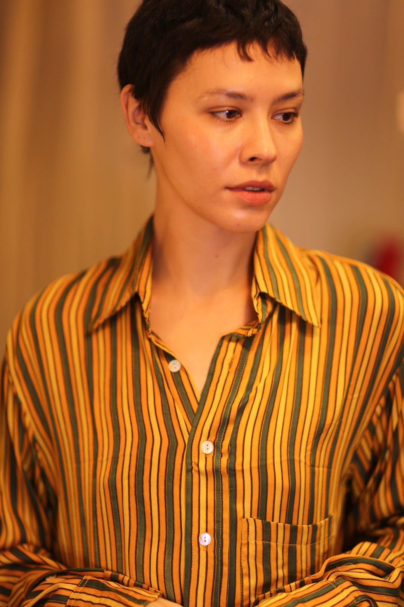 SILK BOYFRIEND SHIRT WARSIN - BANGKOK TAILOR CLOTHING STORE - HANDMADE CLOTHING