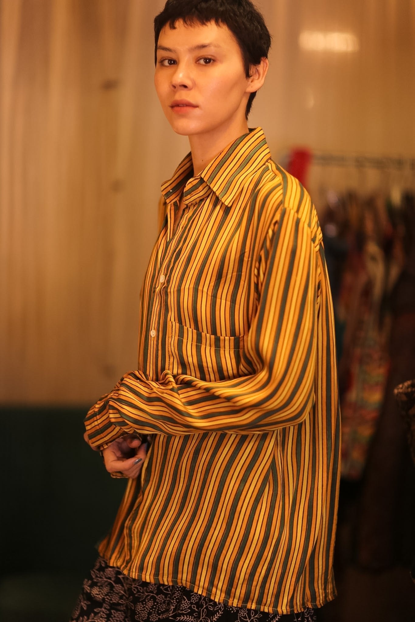 SILK BOYFRIEND SHIRT WARSIN - BANGKOK TAILOR CLOTHING STORE - HANDMADE CLOTHING