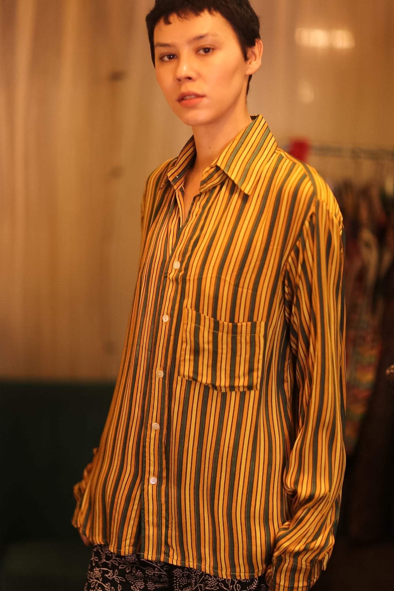 SILK BOYFRIEND SHIRT WARSIN - BANGKOK TAILOR CLOTHING STORE - HANDMADE CLOTHING