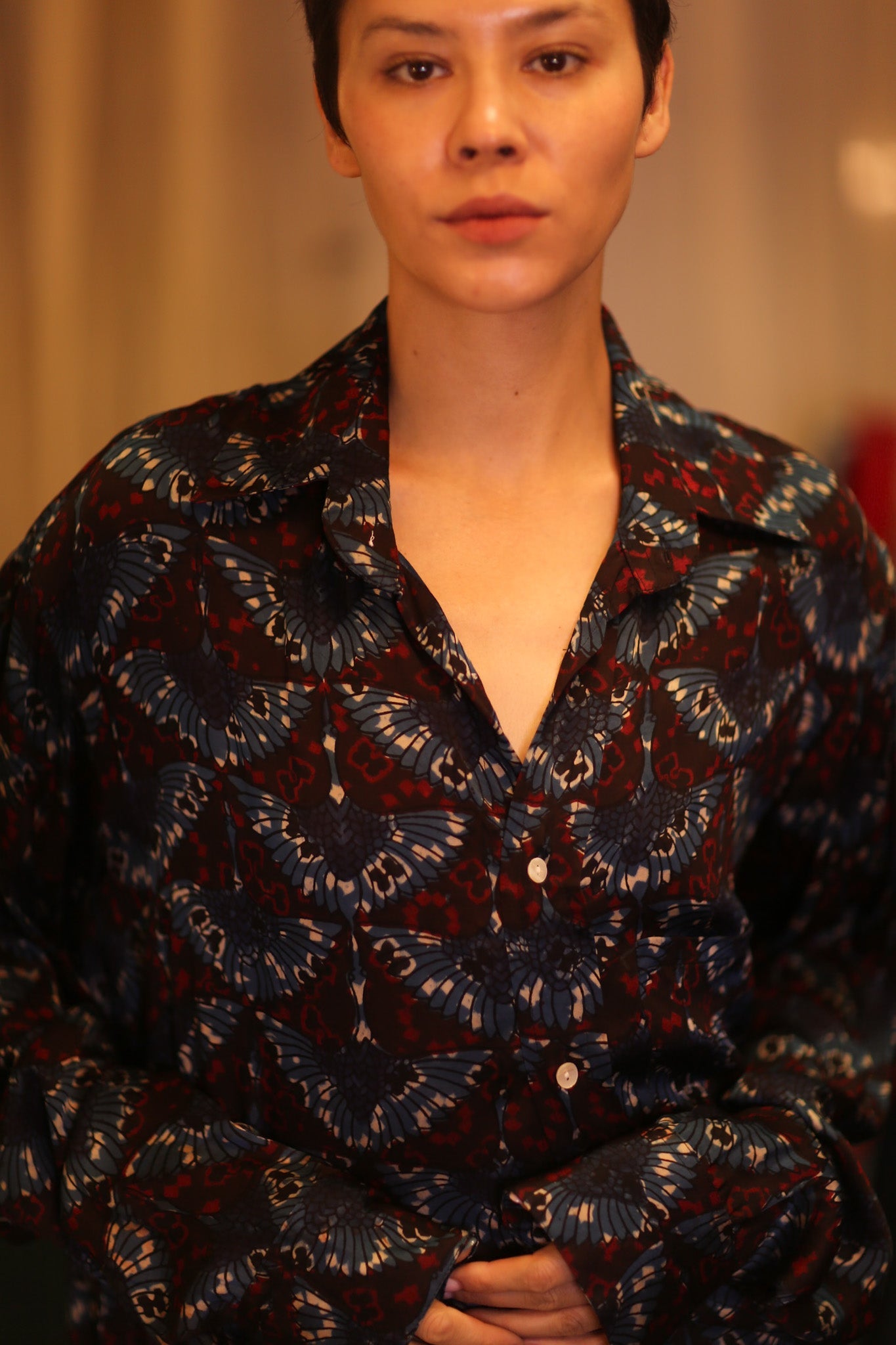 SILK BOYFRIEND SHIRT YART - BANGKOK TAILOR CLOTHING STORE - HANDMADE CLOTHING