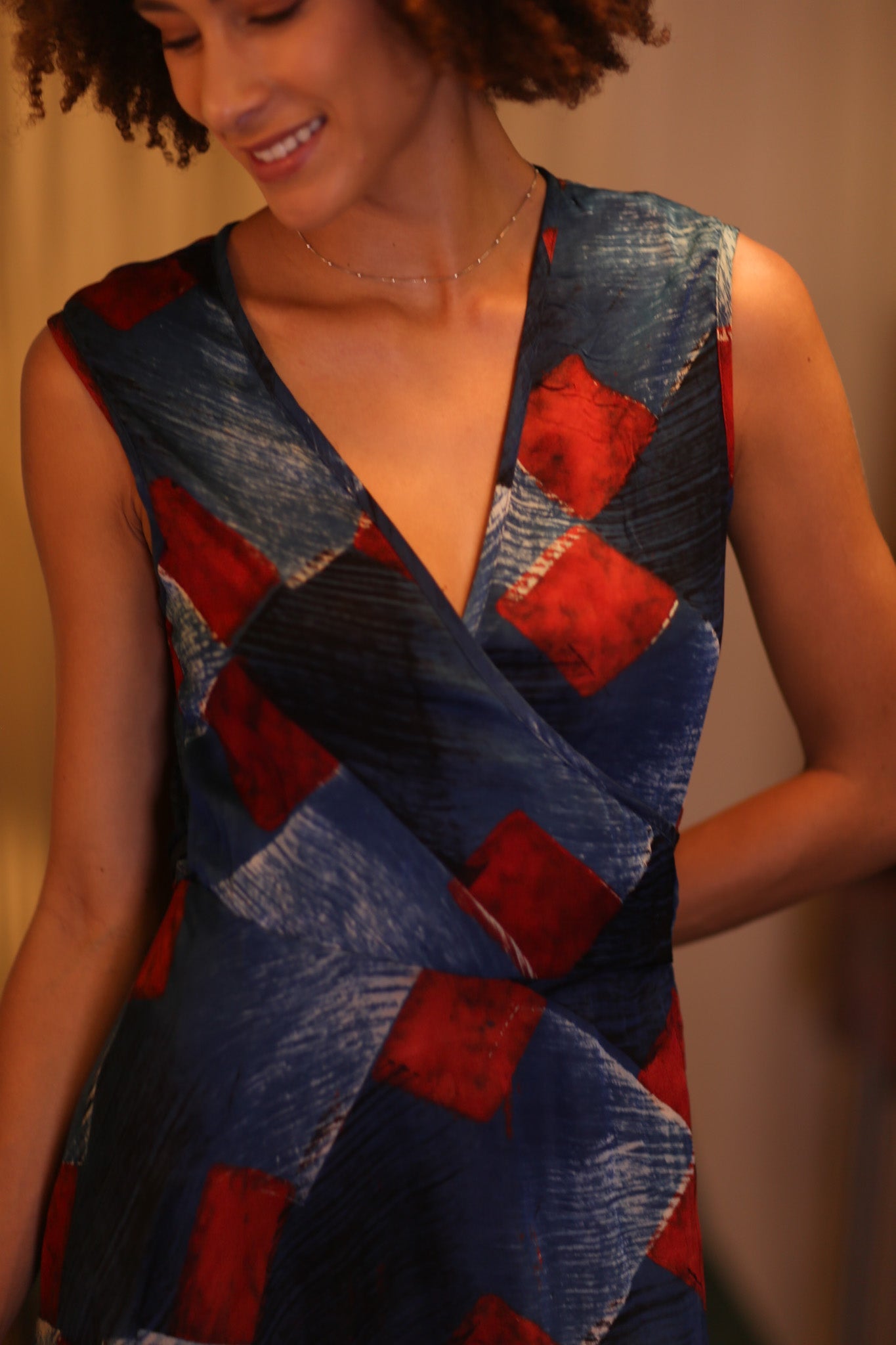 SILK DRESS BABI - BANGKOK TAILOR CLOTHING STORE - HANDMADE CLOTHING
