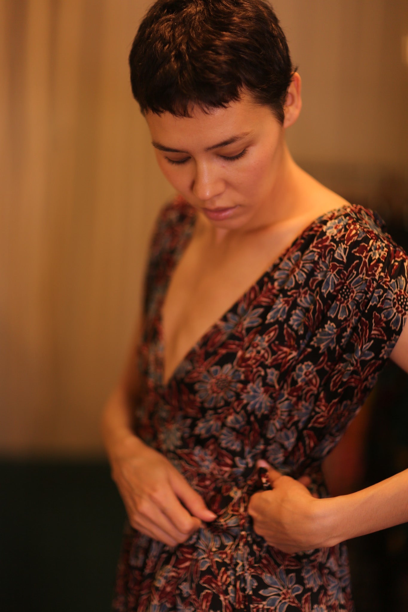 SILK DRESS VICTORIA MADISON - BANGKOK TAILOR CLOTHING STORE - HANDMADE CLOTHING