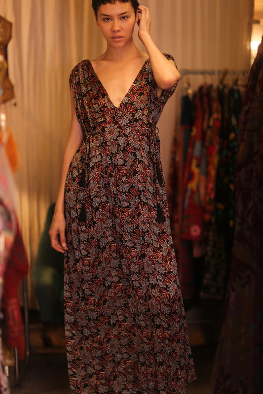 SILK DRESS VICTORIA MADISON - BANGKOK TAILOR CLOTHING STORE - HANDMADE CLOTHING
