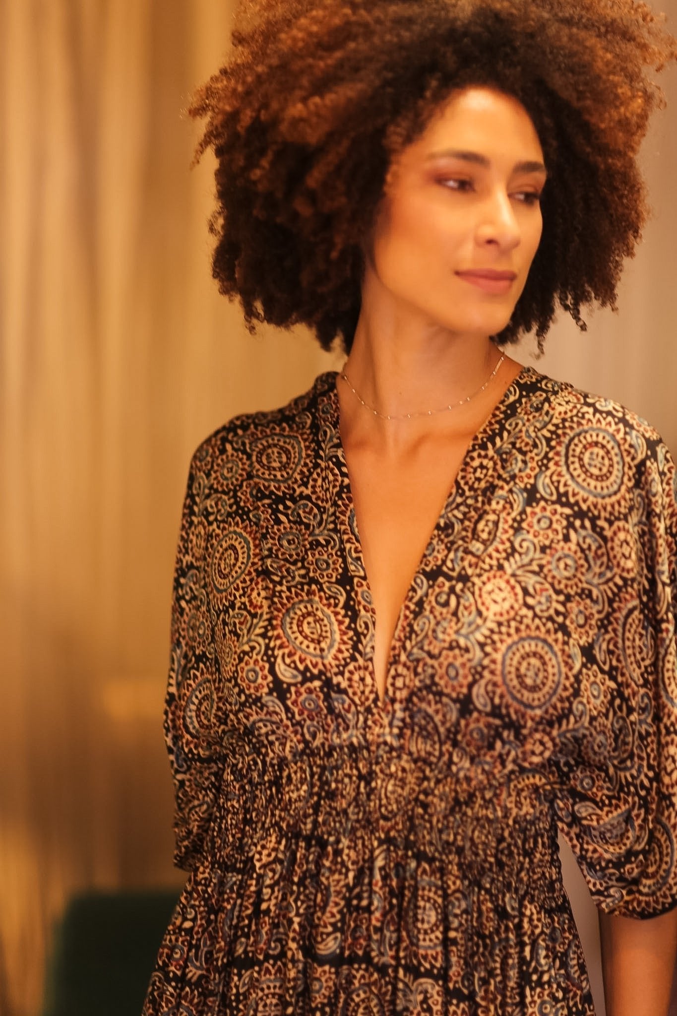 SILK DRESS ZURI KHUNSWY - BANGKOK TAILOR CLOTHING STORE - HANDMADE CLOTHING