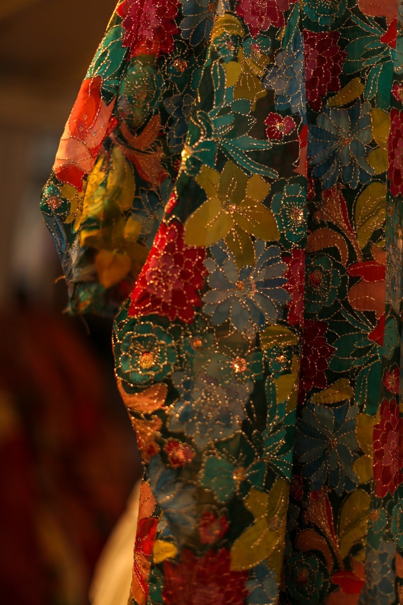 SILK EMBROIDERED KIMONO HANSU - BANGKOK TAILOR CLOTHING STORE - HANDMADE CLOTHING