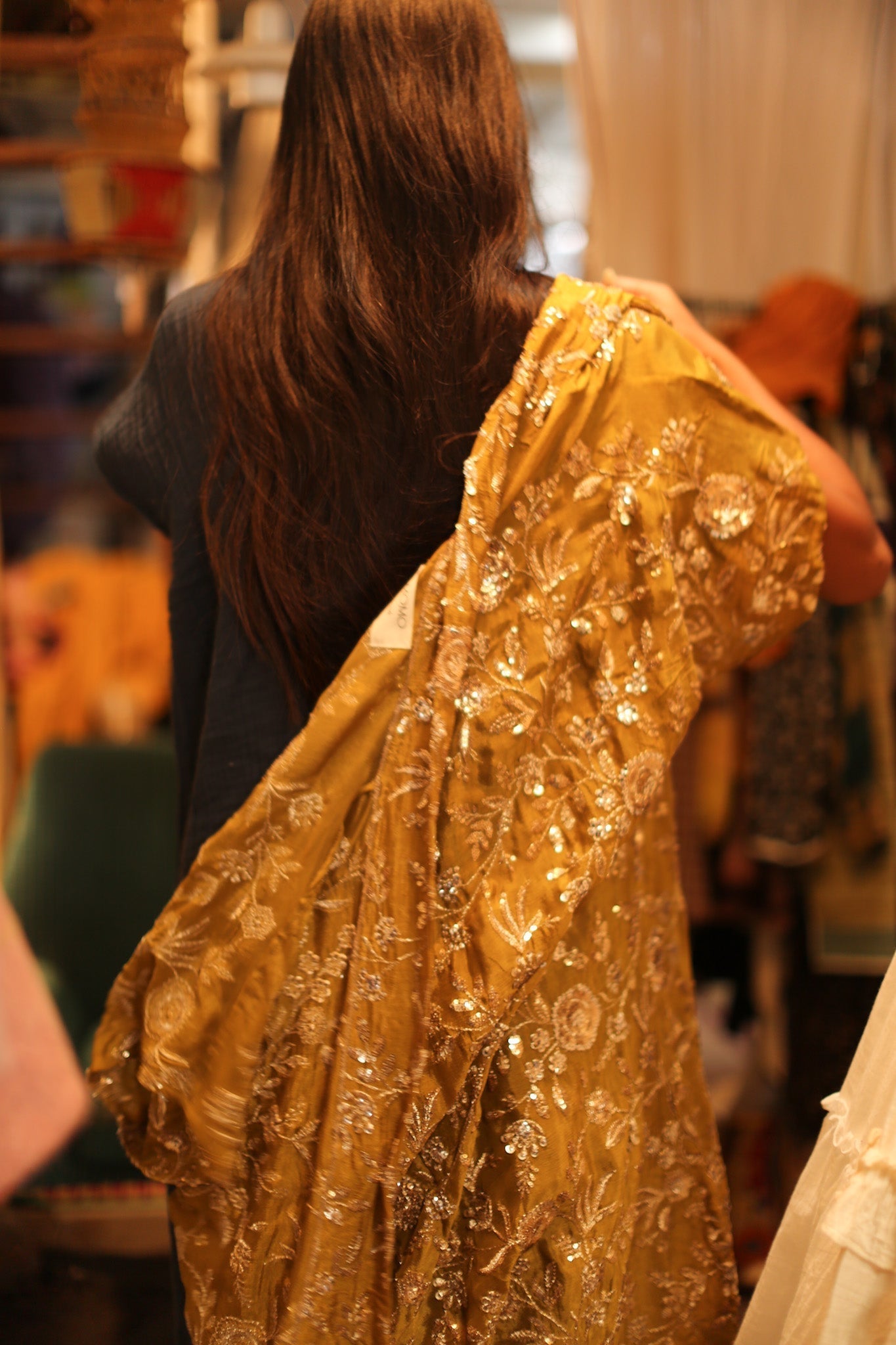 SILK EMBROIDERED KIMONO ODO - BANGKOK TAILOR CLOTHING STORE - HANDMADE CLOTHING