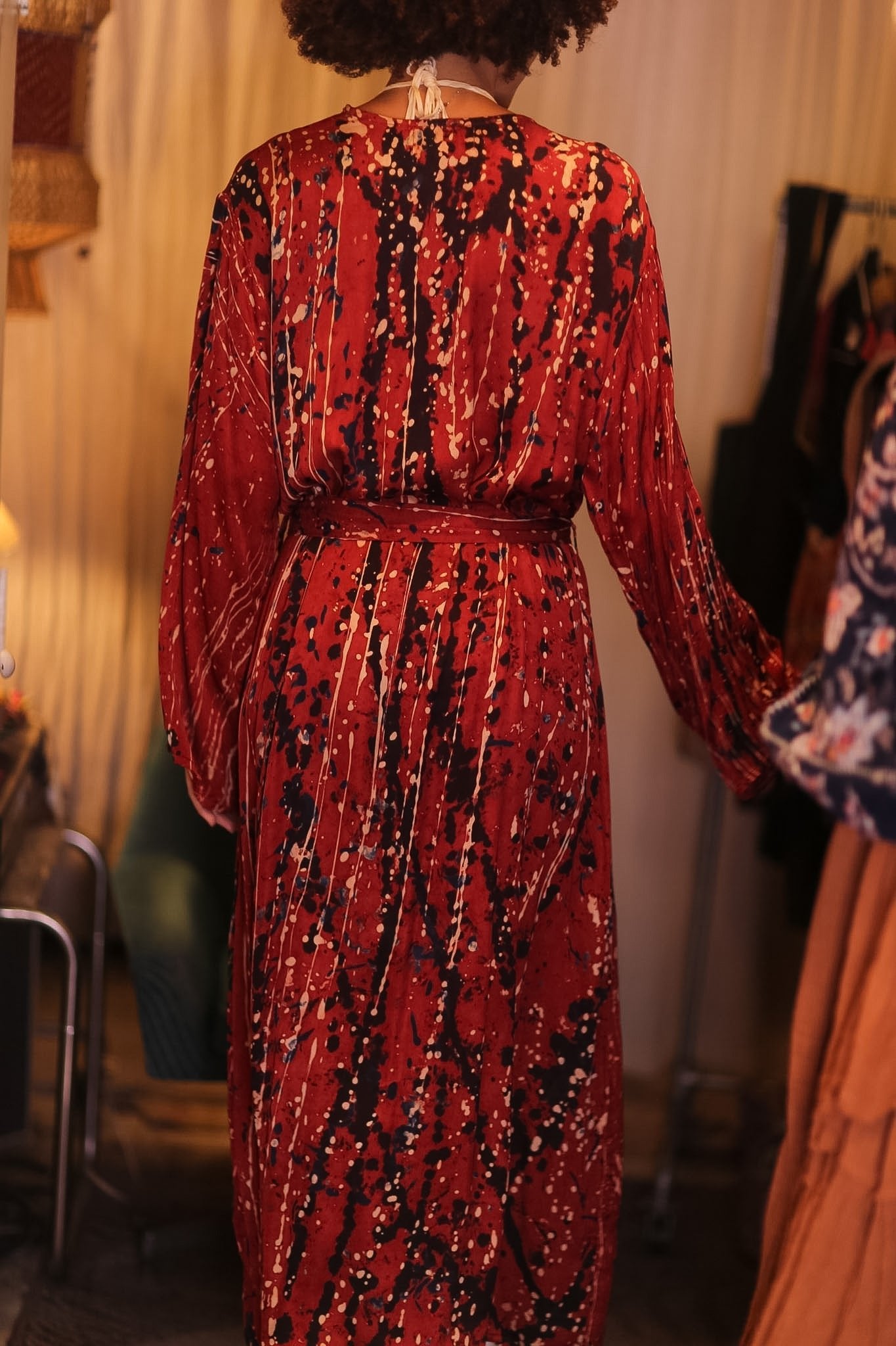 SILK KIMONO CONSTANCA JANE - BANGKOK TAILOR CLOTHING STORE - HANDMADE CLOTHING