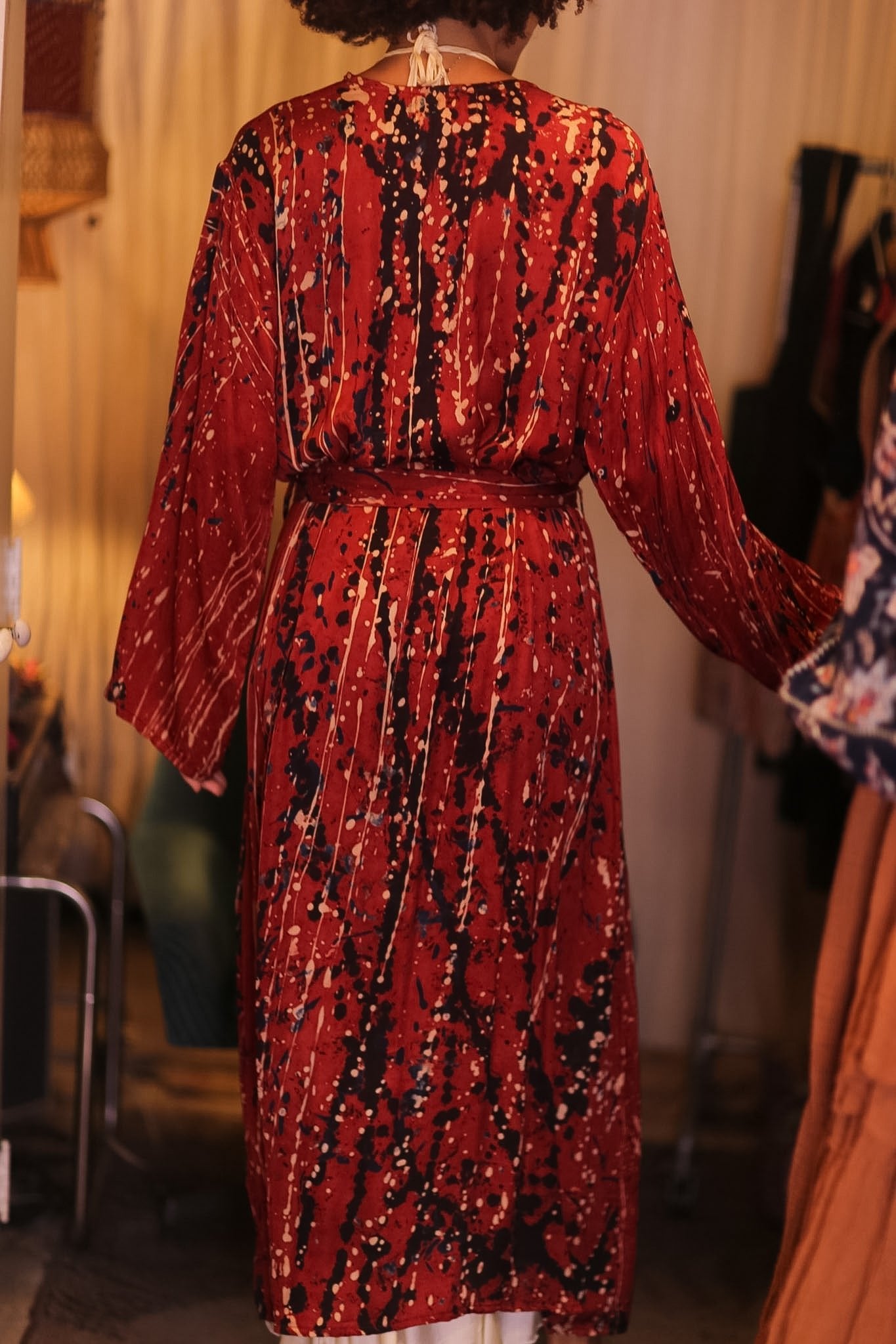 SILK KIMONO CONSTANCA JANE - BANGKOK TAILOR CLOTHING STORE - HANDMADE CLOTHING