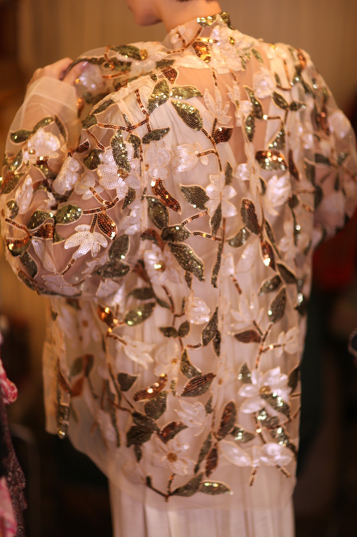 SILK SHORT KIMONO AMBER - BANGKOK TAILOR CLOTHING STORE - HANDMADE CLOTHING