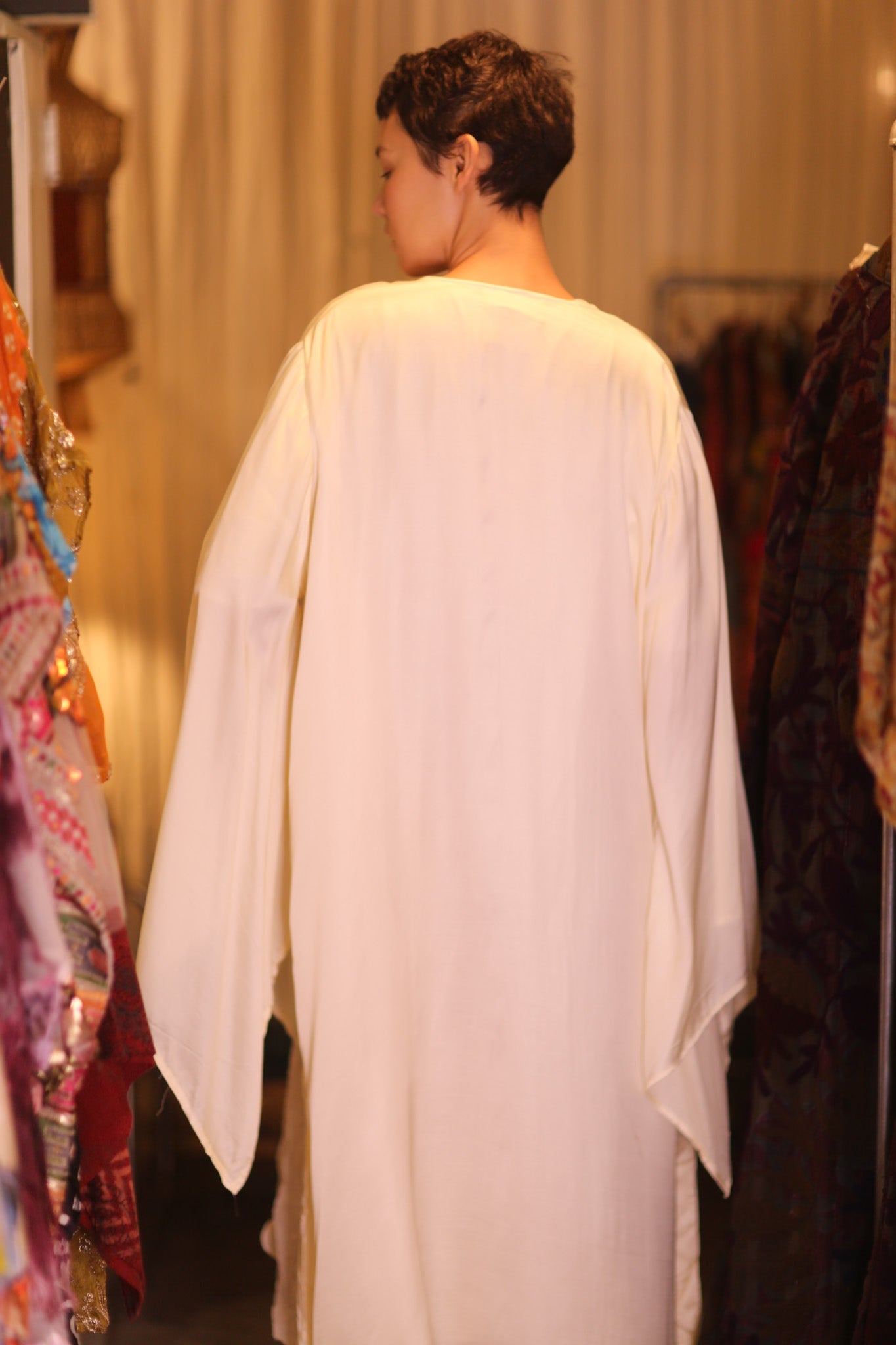 SILK WING KIMONO PINA BELLA - BANGKOK TAILOR CLOTHING STORE - HANDMADE CLOTHING