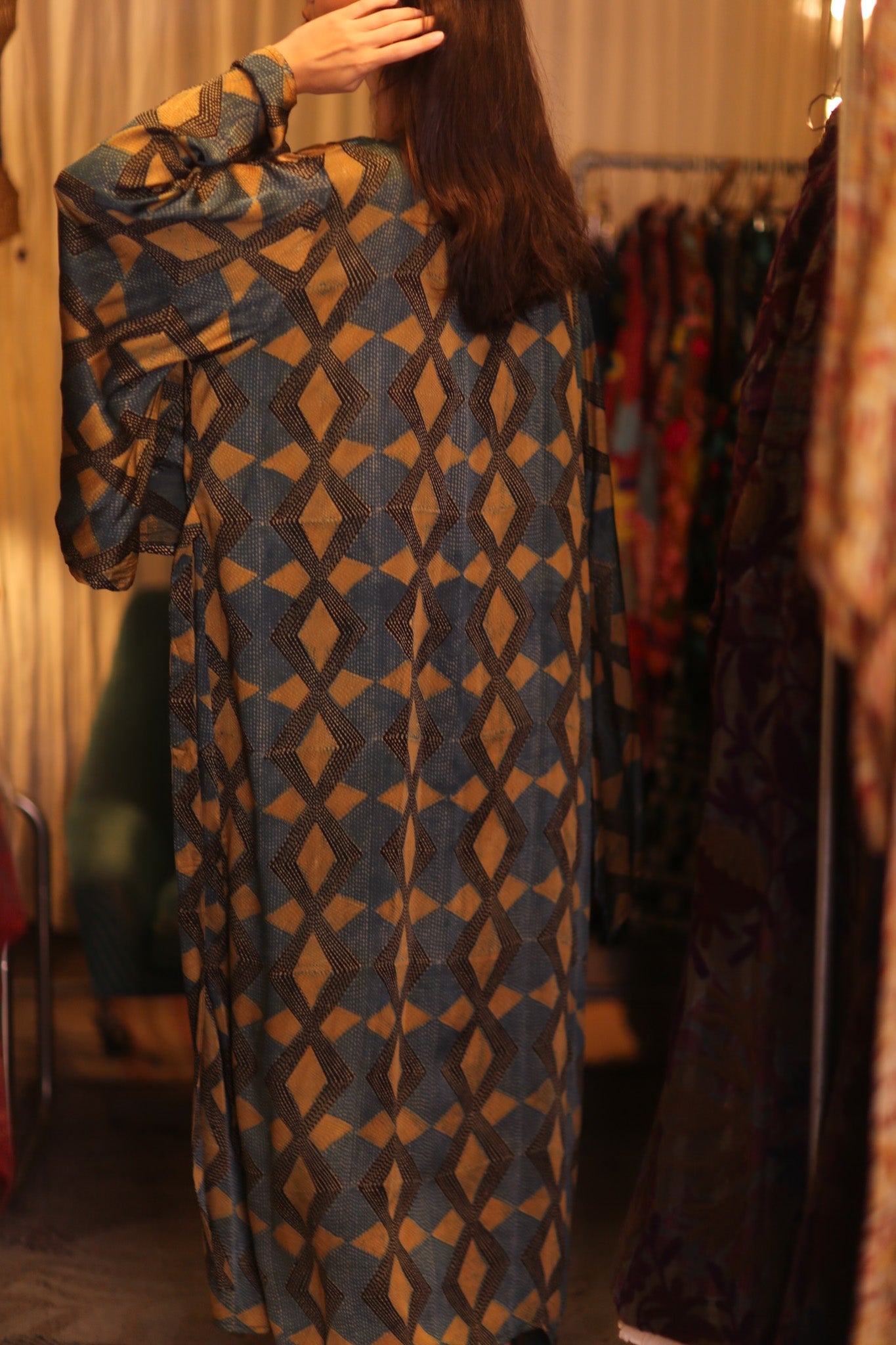 SILK WING KIMONO PINA GOLDEN QUADRANGLE - BANGKOK TAILOR CLOTHING STORE - HANDMADE CLOTHING