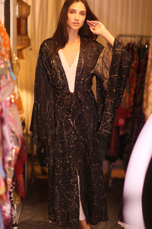 SILK WING KIMONO PINA JACEY - BANGKOK TAILOR CLOTHING STORE - HANDMADE CLOTHING