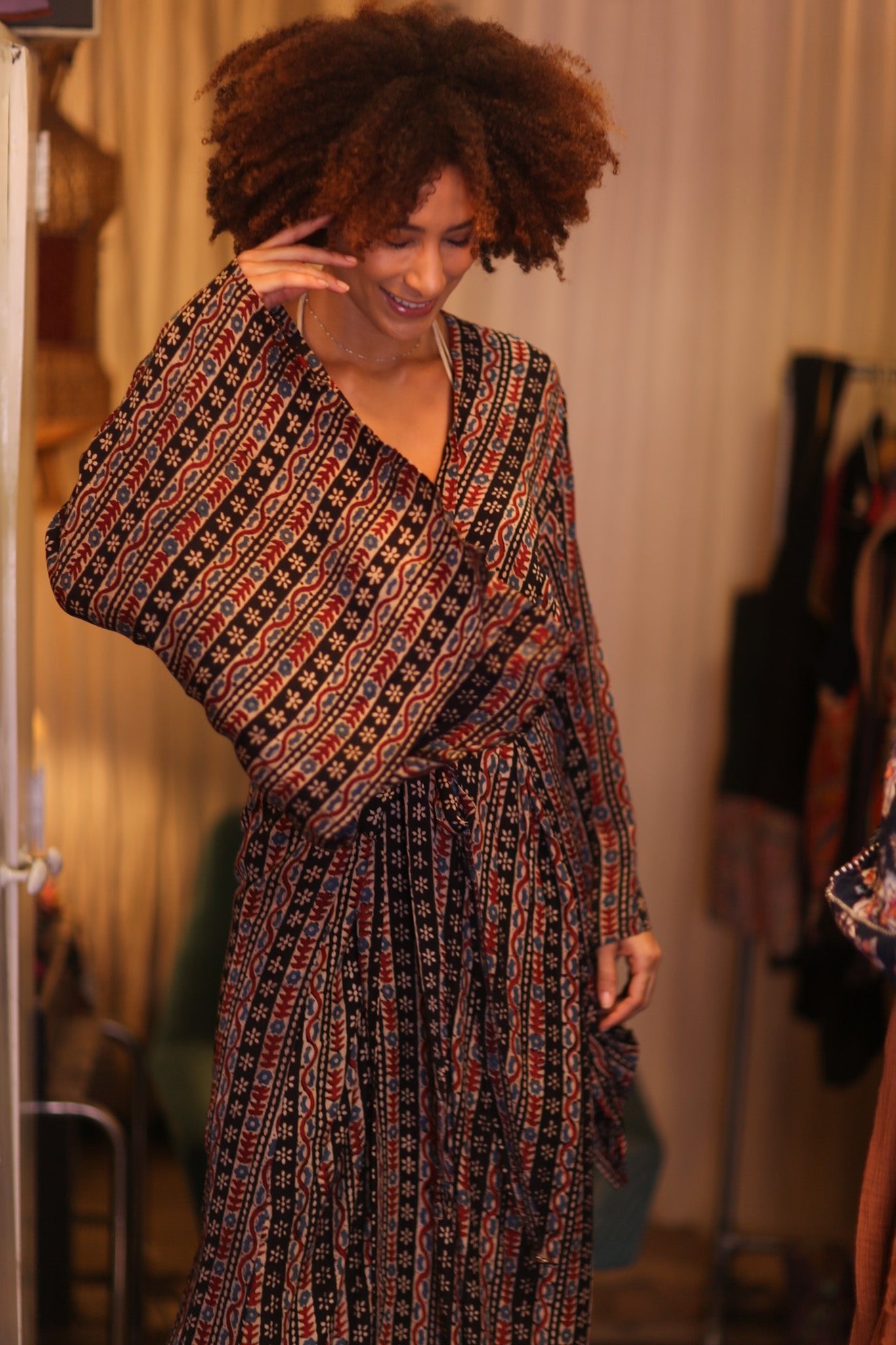 SILK WING KIMONO PINA KYOTN - BANGKOK TAILOR CLOTHING STORE - HANDMADE CLOTHING