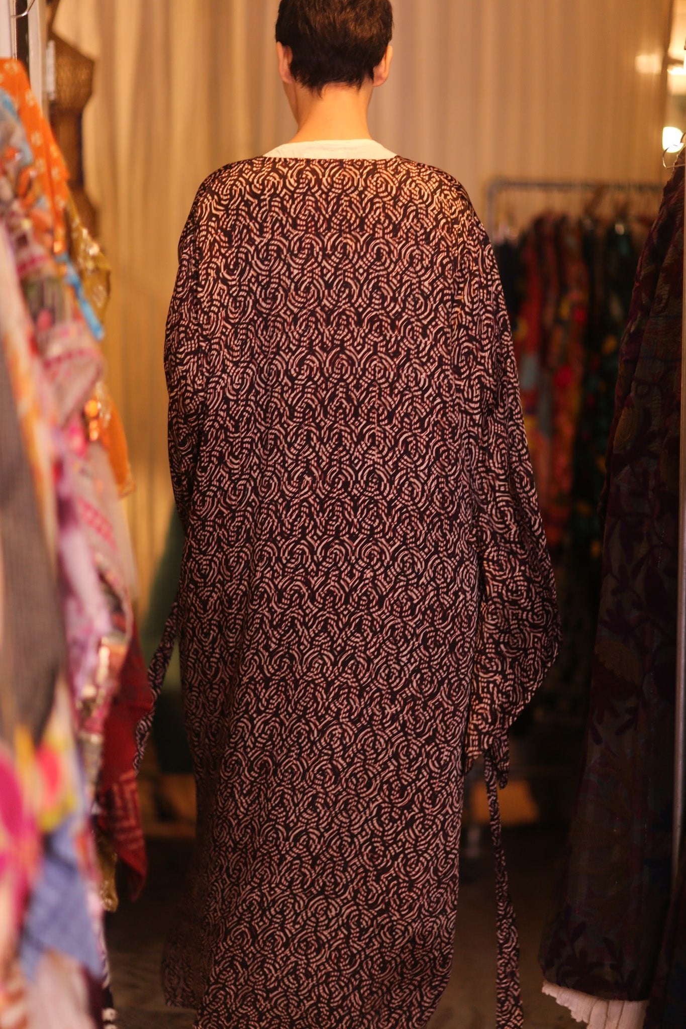 SILK WING KIMONO PINA MAZE - BANGKOK TAILOR CLOTHING STORE - HANDMADE CLOTHING