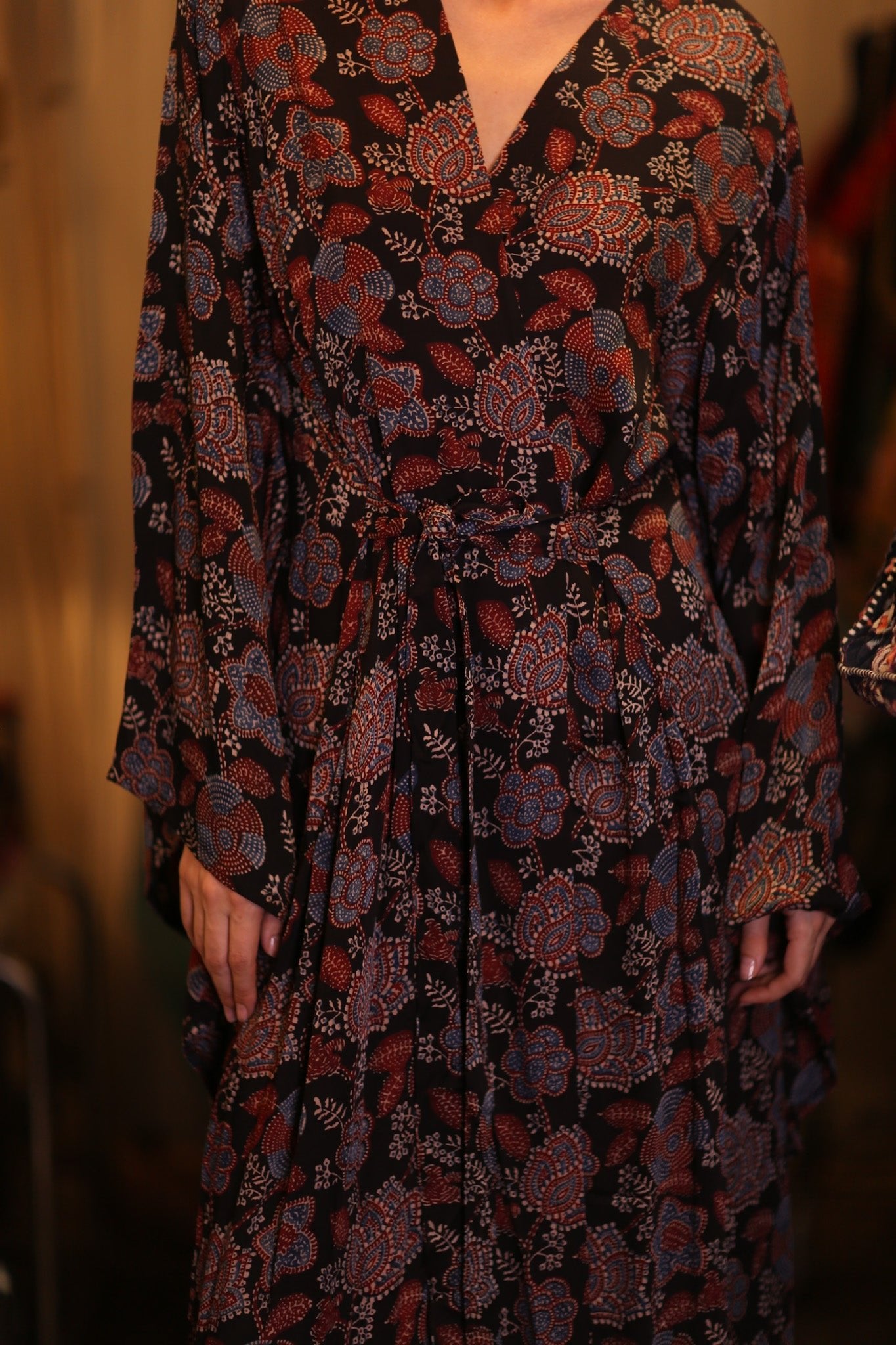 SILK WING KIMONO PINA RUBY - BANGKOK TAILOR CLOTHING STORE - HANDMADE CLOTHING