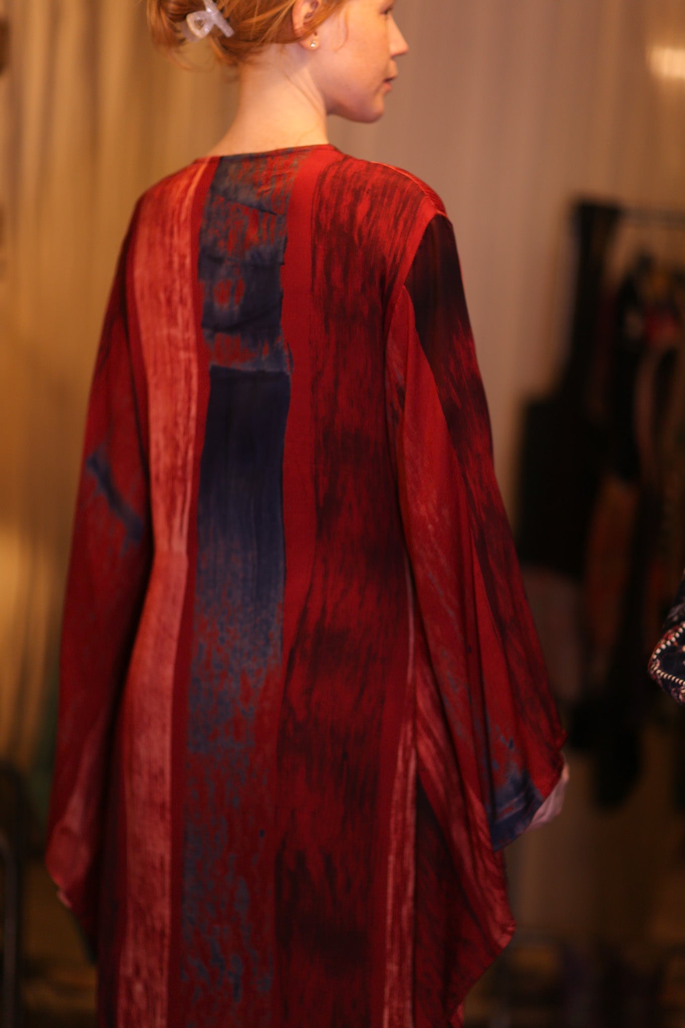 SILK WING KIMONO PINA SAMEE - BANGKOK TAILOR CLOTHING STORE - HANDMADE CLOTHING
