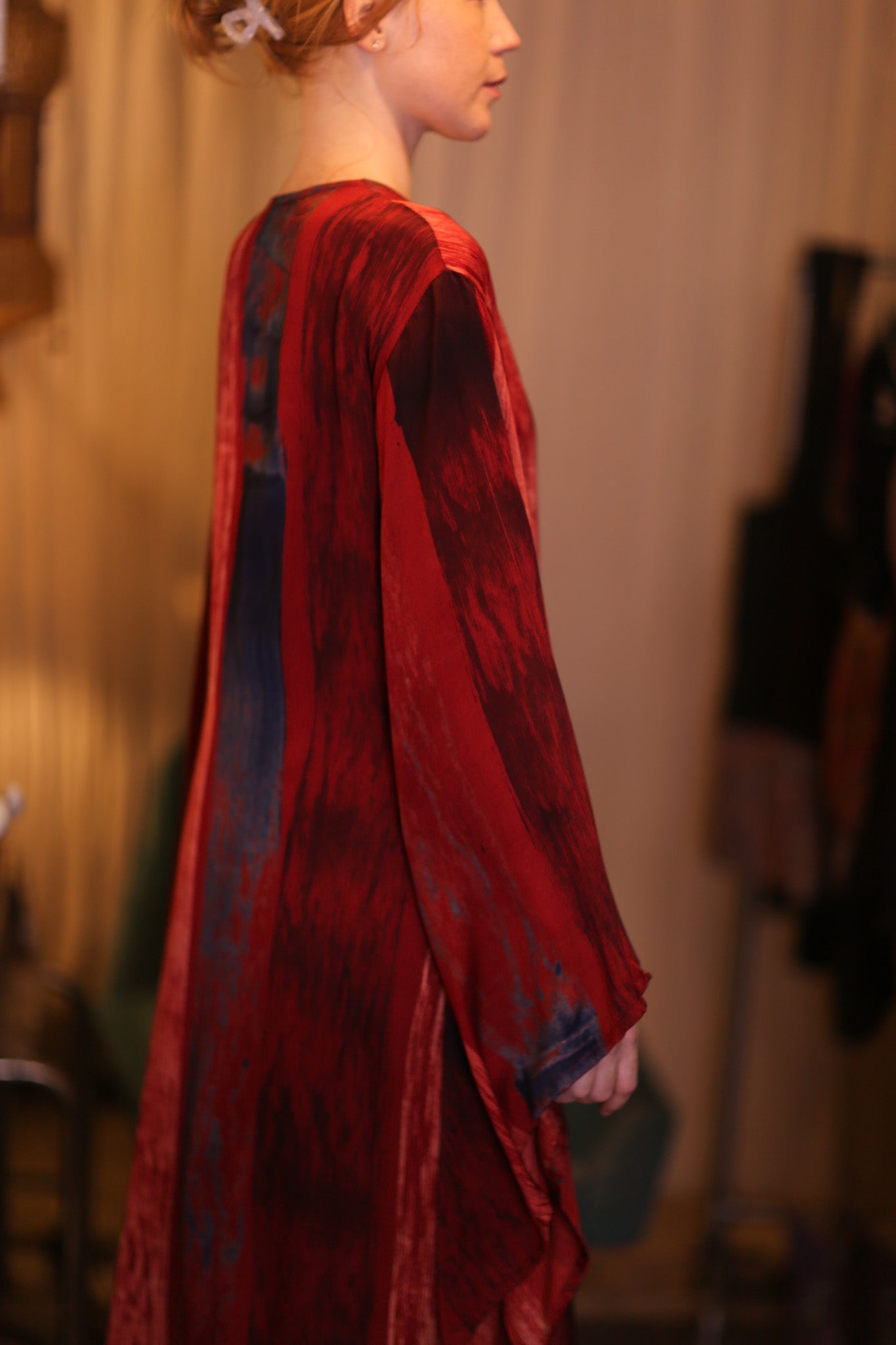 SILK WING KIMONO PINA SAMEE - BANGKOK TAILOR CLOTHING STORE - HANDMADE CLOTHING