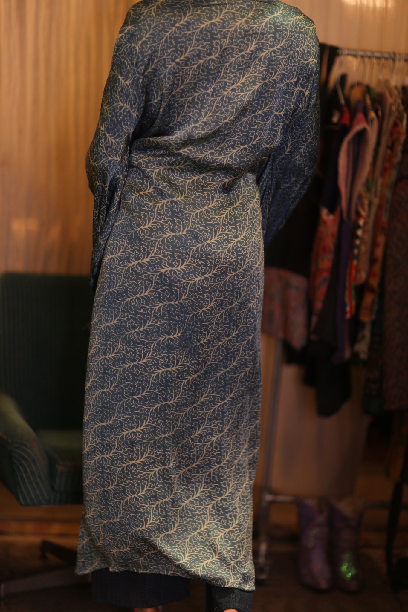 SILK WINGS KIMONO PINA LADA - BANGKOK TAILOR CLOTHING STORE - HANDMADE CLOTHING