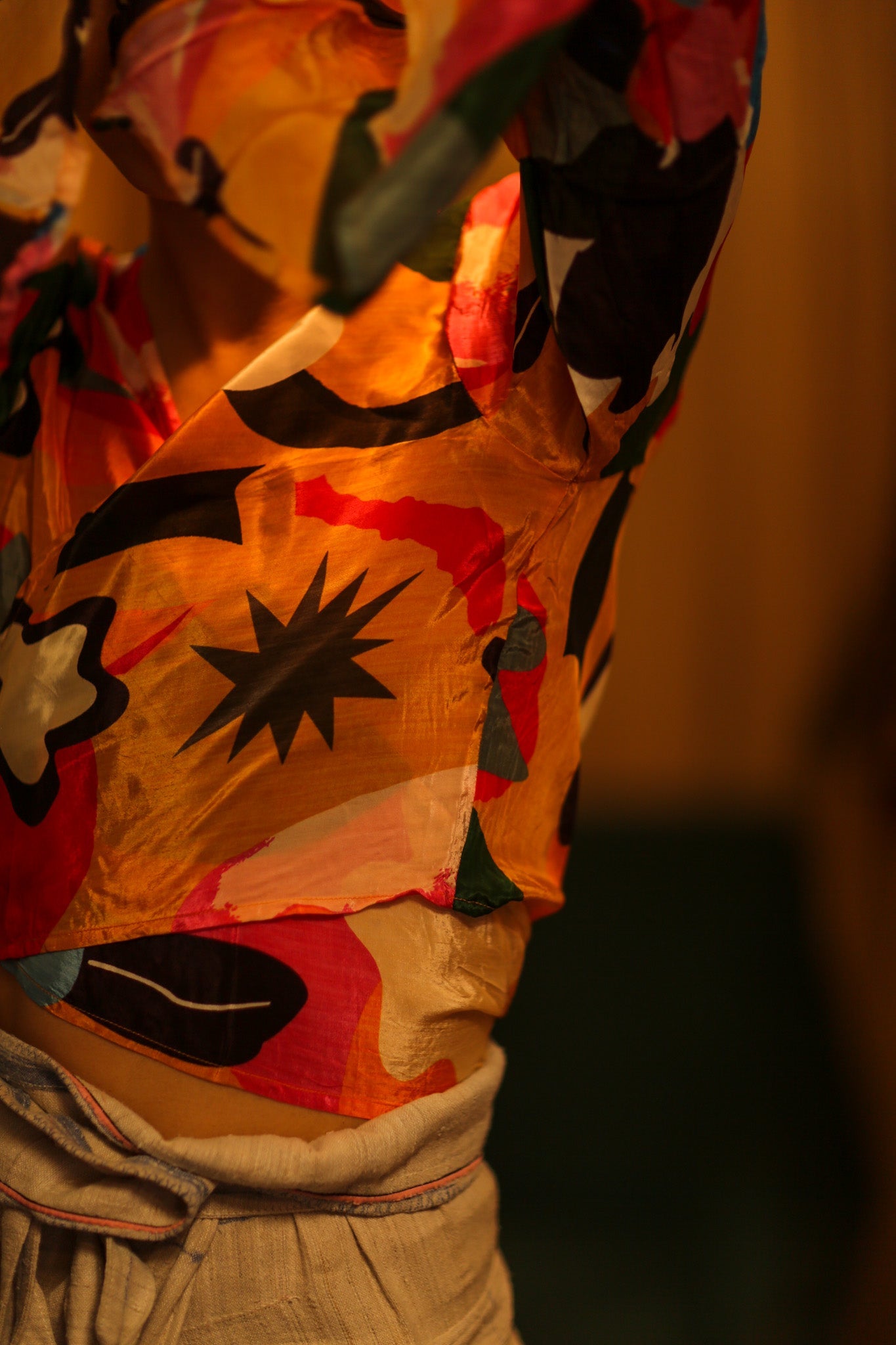SILK WRAP TOP - BANGKOK TAILOR CLOTHING STORE - HANDMADE CLOTHING