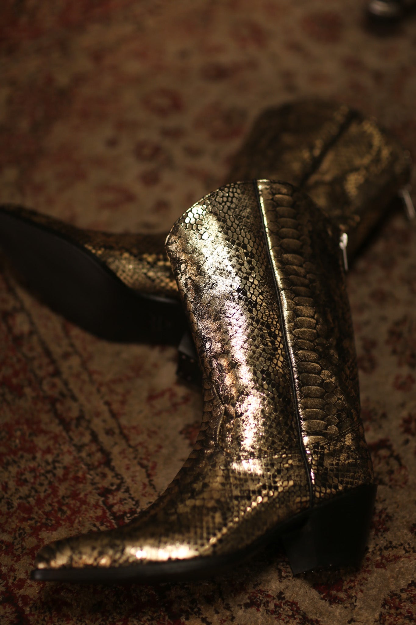 SNAKE PRINT WESTERN BOOTS SANU - BANGKOK TAILOR CLOTHING STORE - HANDMADE CLOTHING