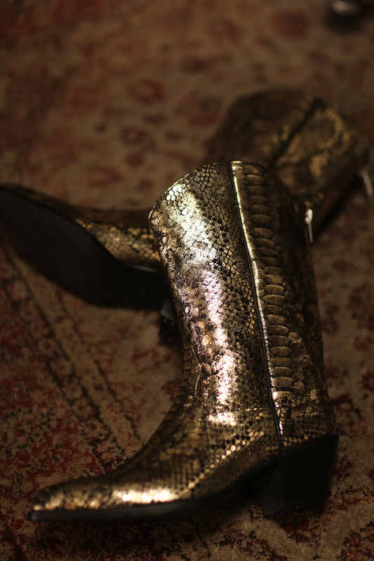 SNAKE PRINT WESTERN BOOTS SANU - BANGKOK TAILOR CLOTHING STORE - HANDMADE CLOTHING