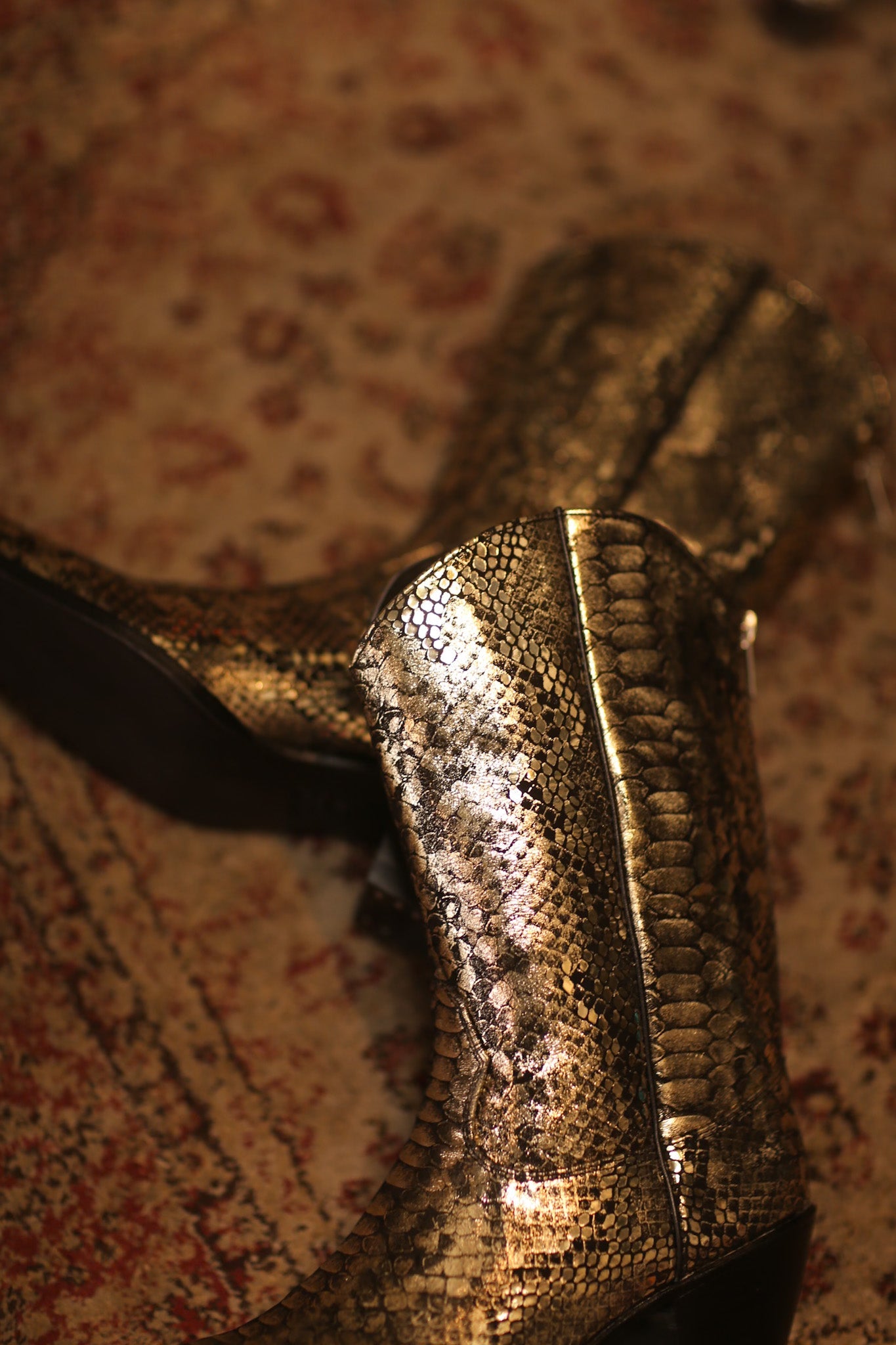 SNAKE PRINT WESTERN BOOTS SANU - BANGKOK TAILOR CLOTHING STORE - HANDMADE CLOTHING