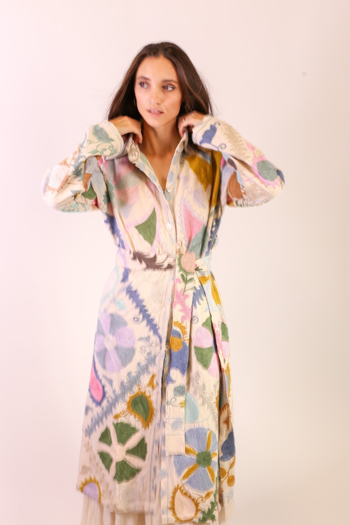 SUZANI COAT LEEF - BANGKOK TAILOR CLOTHING STORE - HANDMADE CLOTHING