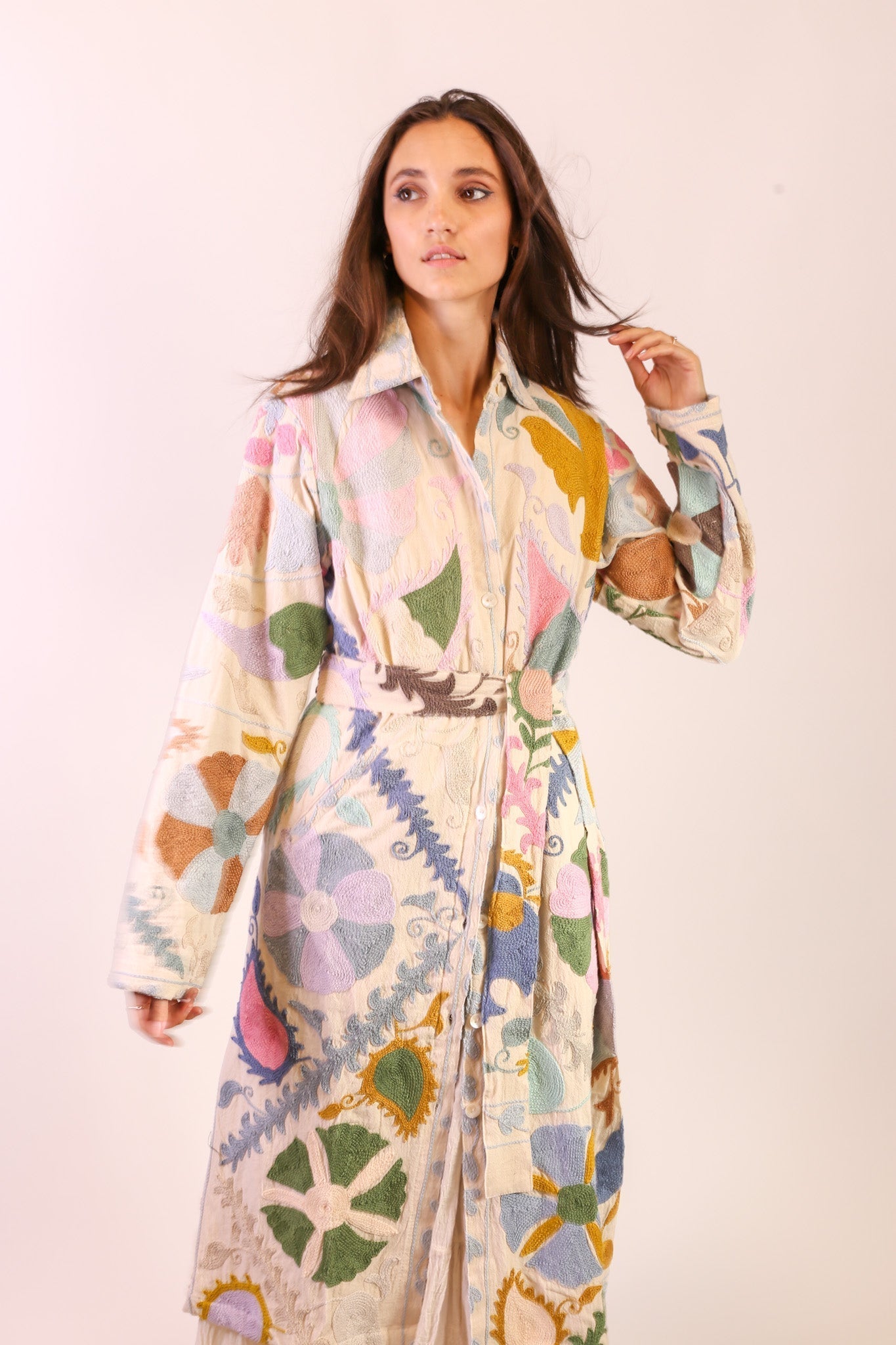 SUZANI COAT LEEF - BANGKOK TAILOR CLOTHING STORE - HANDMADE CLOTHING