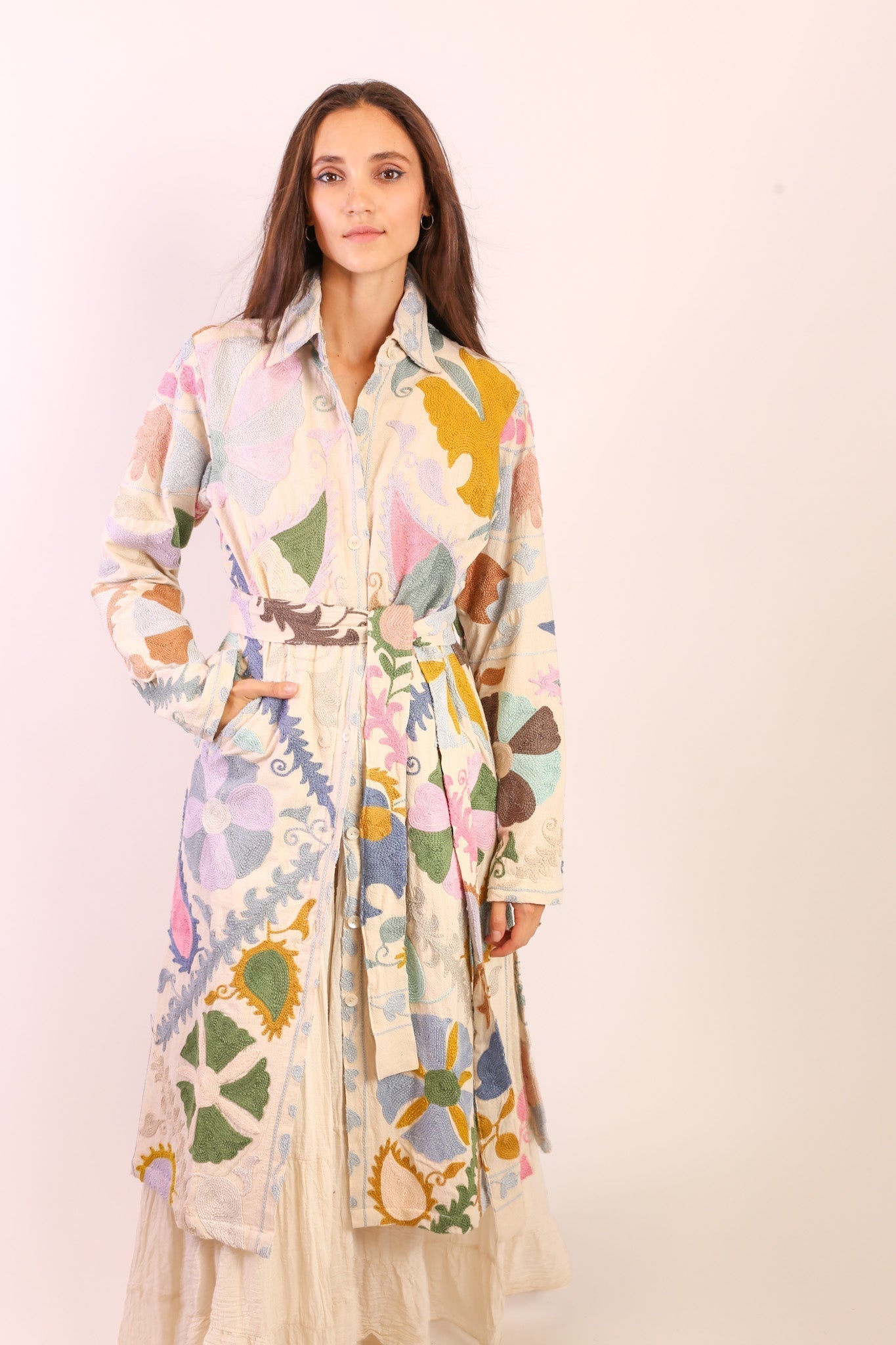 SUZANI COAT LEEF - BANGKOK TAILOR CLOTHING STORE - HANDMADE CLOTHING