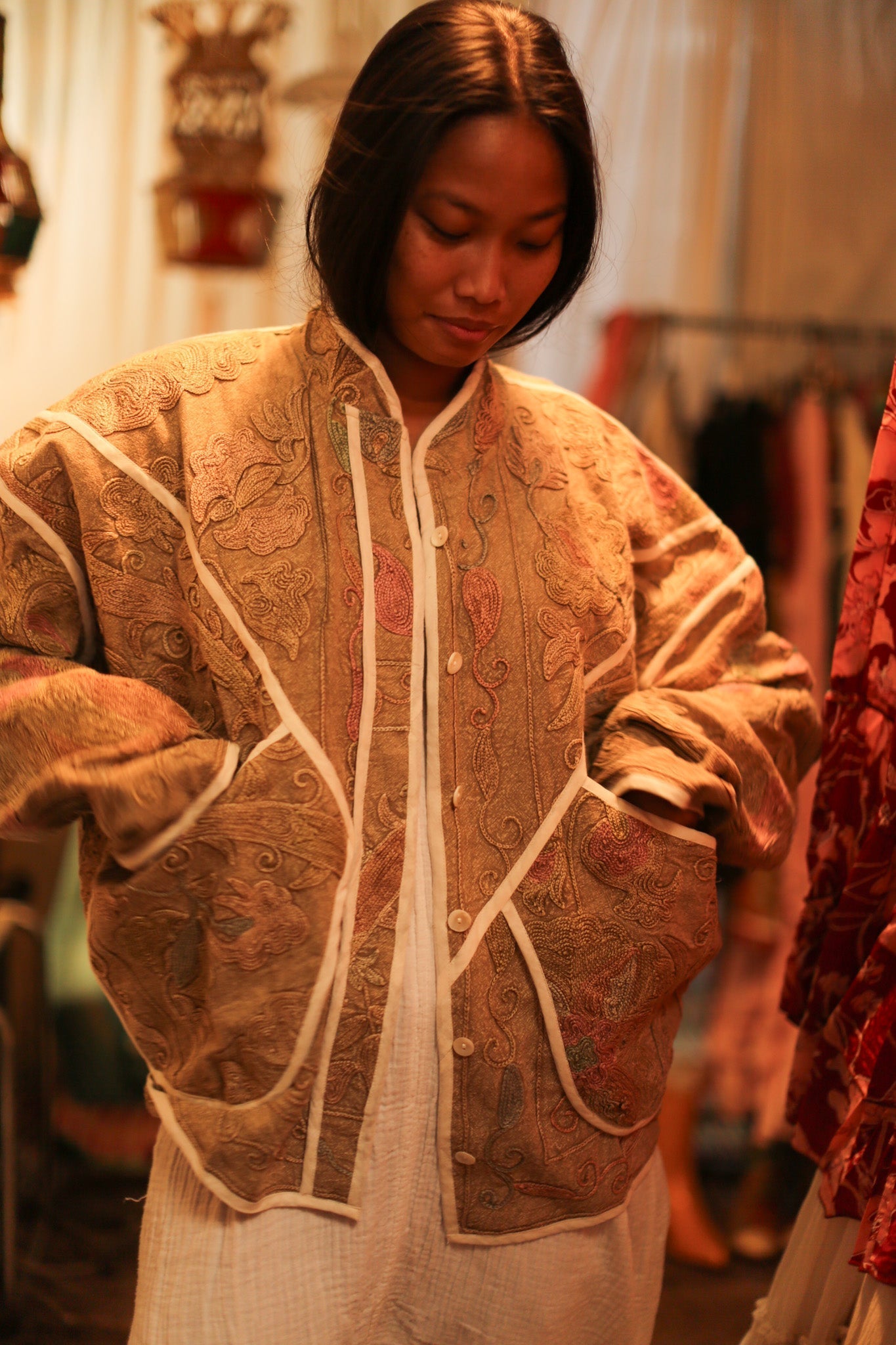 SUZANI JACKET AHBIBI - BANGKOK TAILOR CLOTHING STORE - HANDMADE CLOTHING