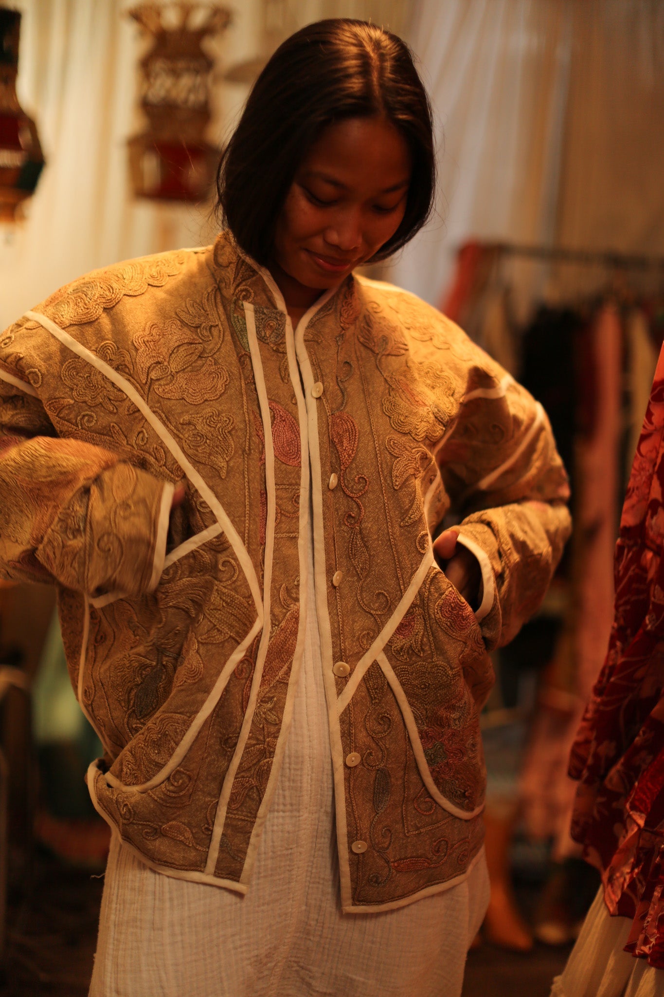 SUZANI JACKET AHBIBI - BANGKOK TAILOR CLOTHING STORE - HANDMADE CLOTHING