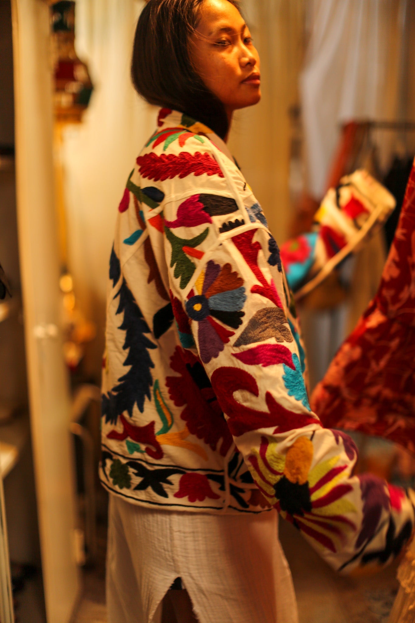 SUZANI JACKET BAKBOU - BANGKOK TAILOR CLOTHING STORE - HANDMADE CLOTHING