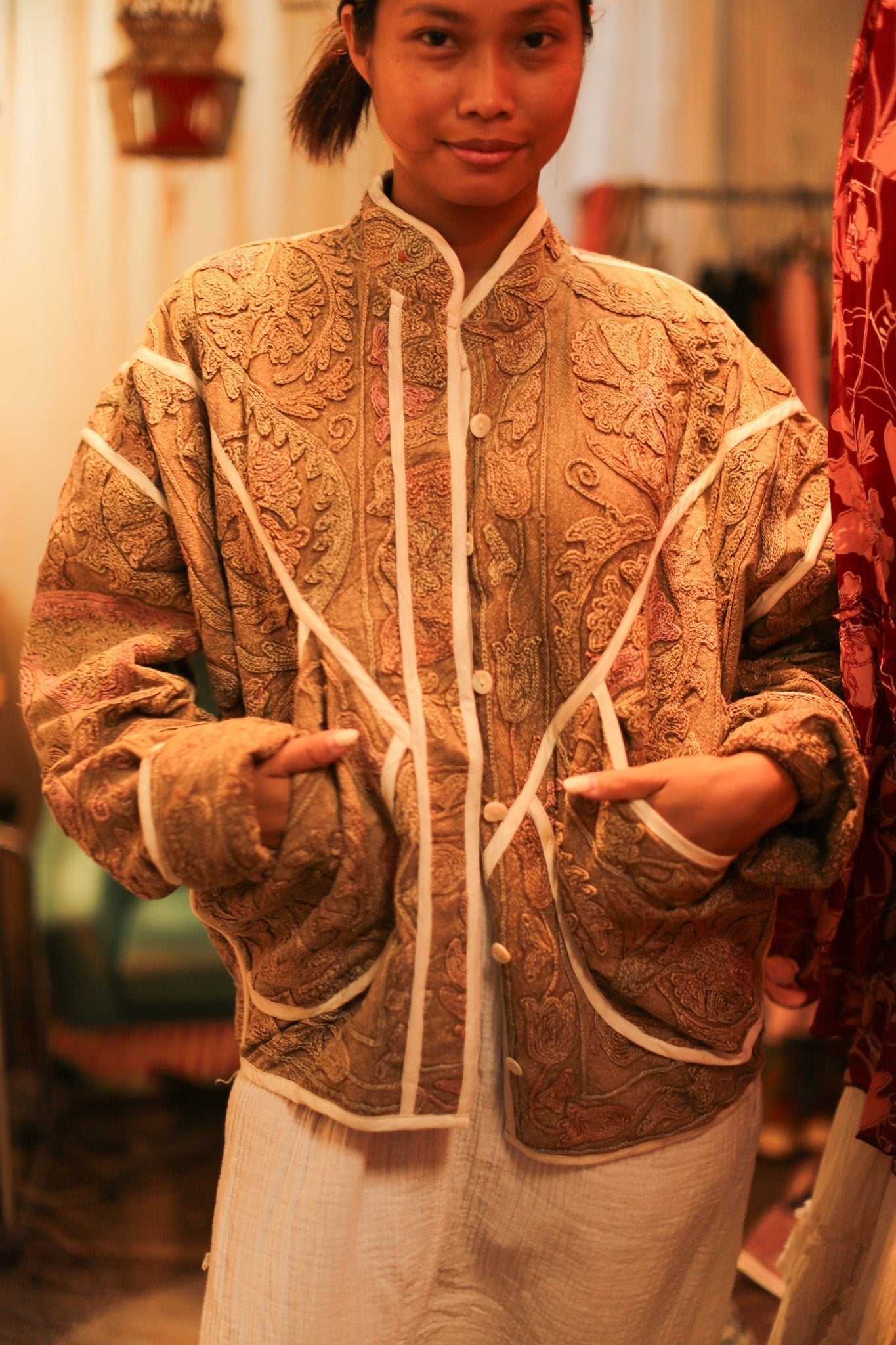 SUZANI JACKET BARO - BANGKOK TAILOR CLOTHING STORE - HANDMADE CLOTHING