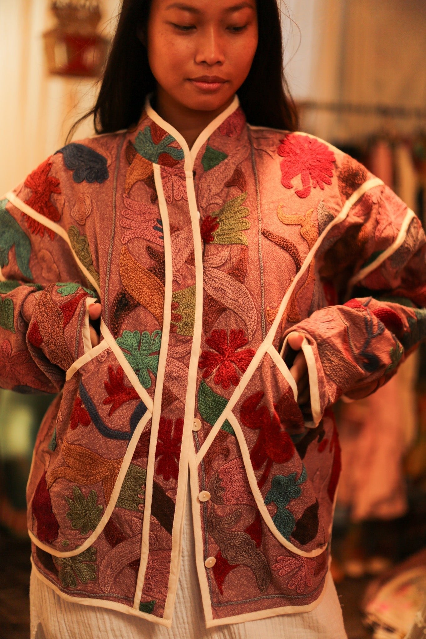 SUZANI JACKET BESI - BANGKOK TAILOR CLOTHING STORE - HANDMADE CLOTHING