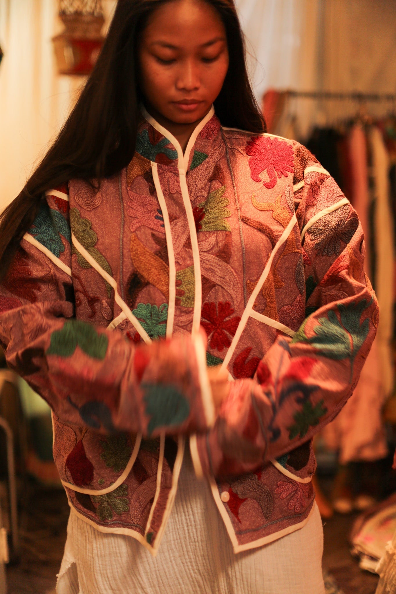 SUZANI JACKET BESI - BANGKOK TAILOR CLOTHING STORE - HANDMADE CLOTHING