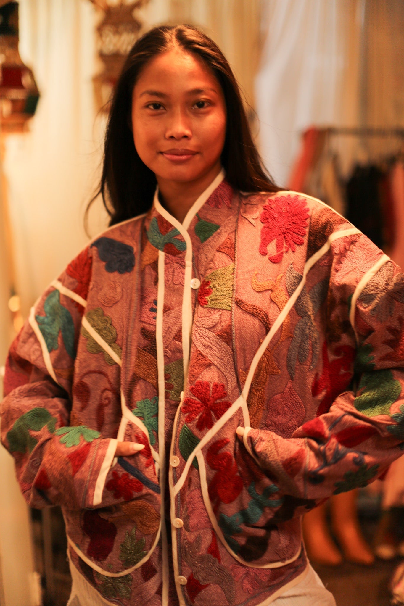 SUZANI JACKET BESI - BANGKOK TAILOR CLOTHING STORE - HANDMADE CLOTHING