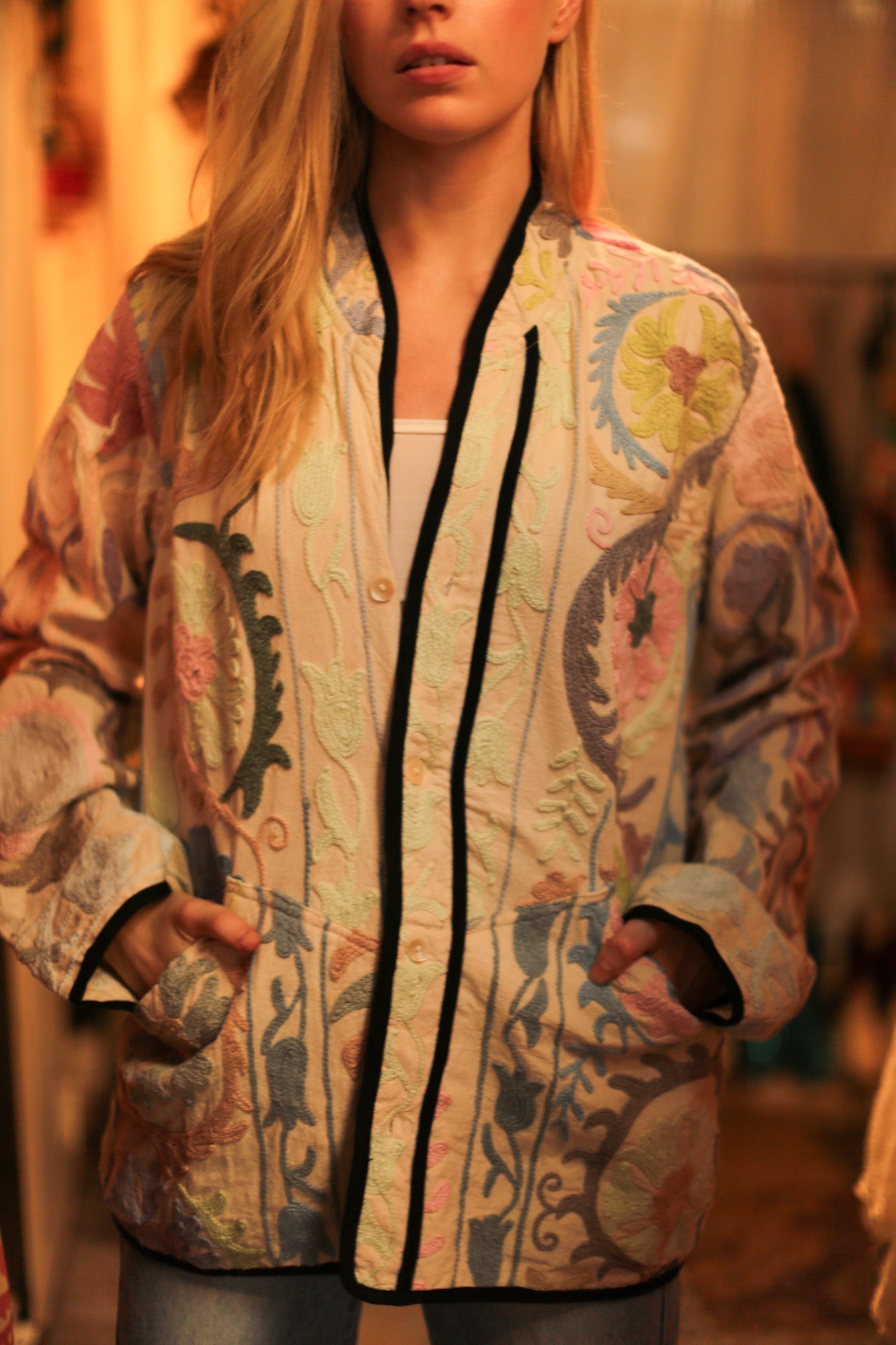 SUZANI JACKET LOLY - BANGKOK TAILOR CLOTHING STORE - HANDMADE CLOTHING