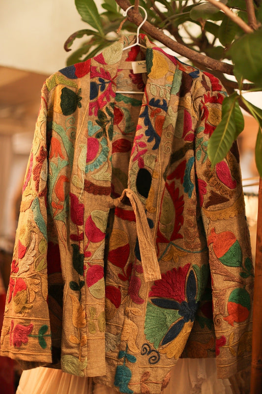 SUZANI KIMONO JACKET SUSI - BANGKOK TAILOR CLOTHING STORE - HANDMADE CLOTHING