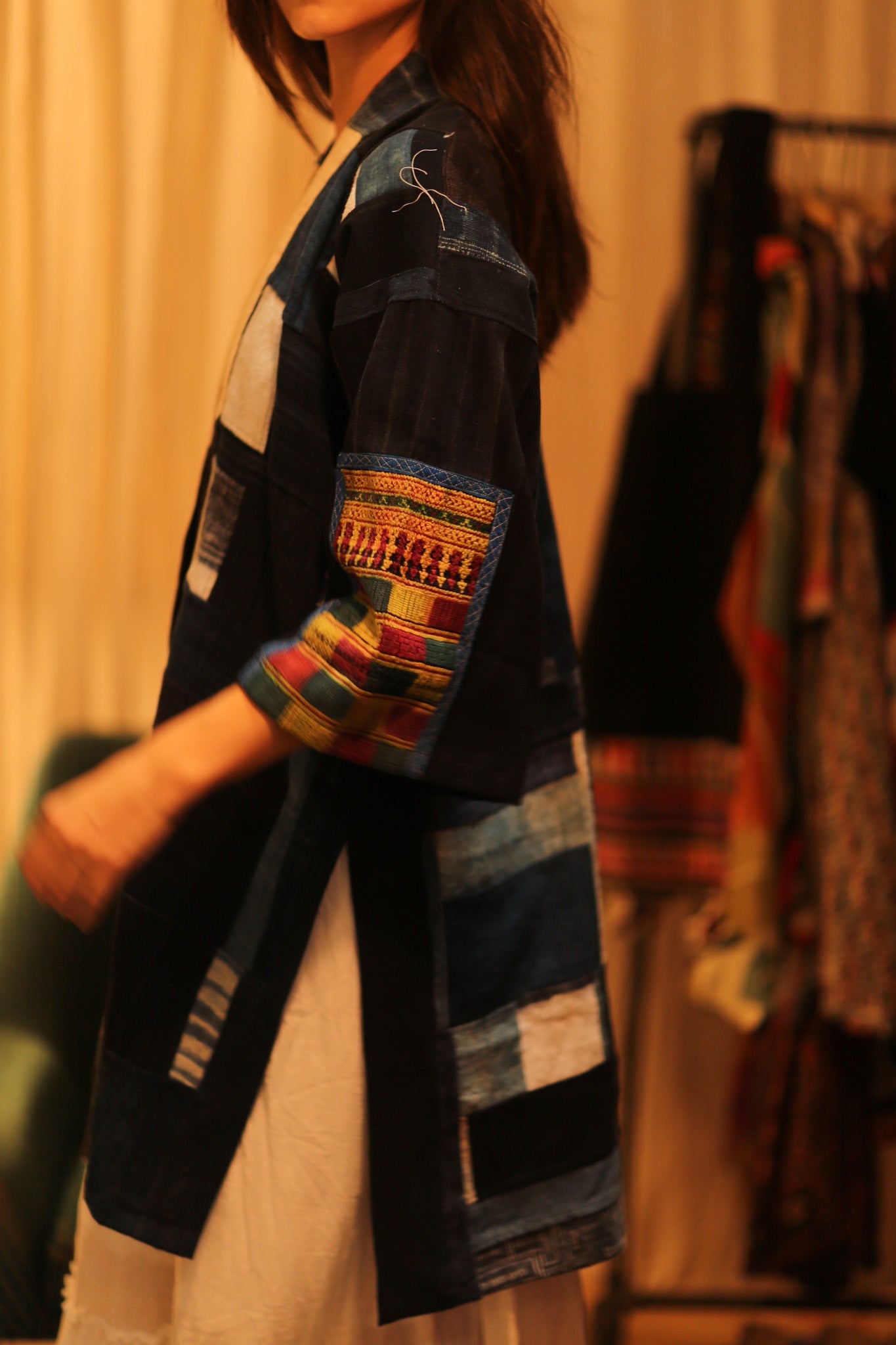 TRIBAL ARTISAN KIMONO ORILA - BANGKOK TAILOR CLOTHING STORE - HANDMADE CLOTHING