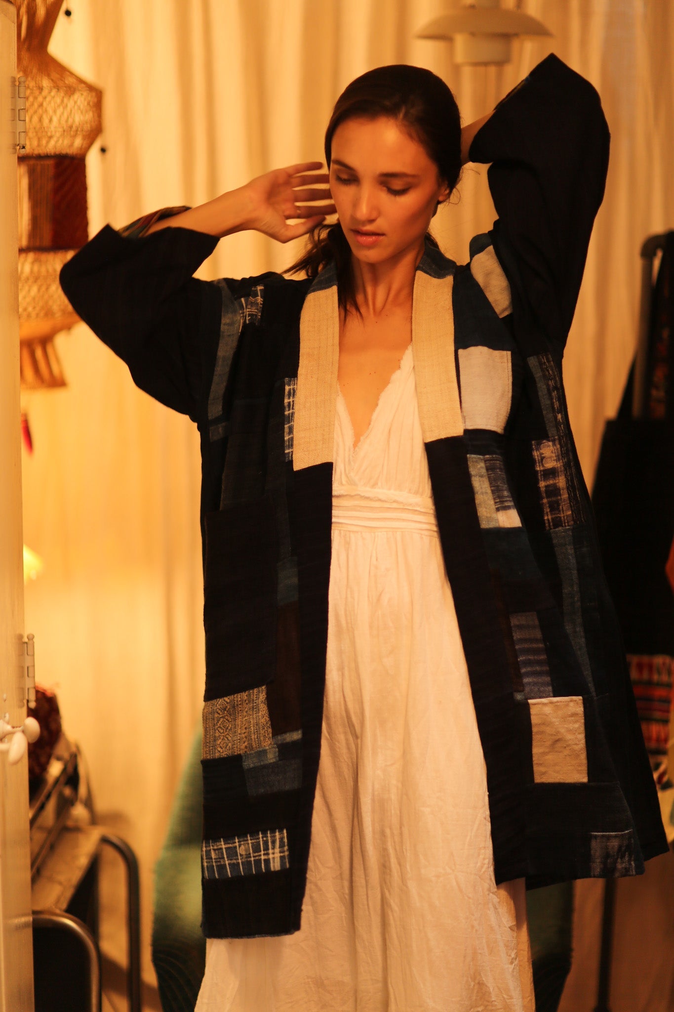 TRIBAL ARTISAN KIMONO ORILA - BANGKOK TAILOR CLOTHING STORE - HANDMADE CLOTHING